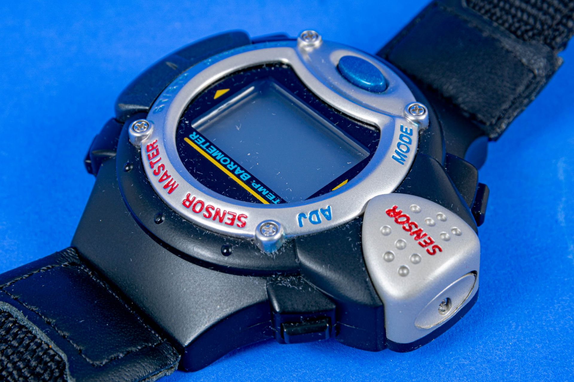 Swiss Sensormaster, Armbanduhr, Quarz, an Taucherarmband mit Dornschließe; Bedienungsanleitung beig - Image 7 of 7