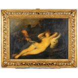 "Die schlafende Angelica und der Eremit". Gemälde nach Peter Paul Rubens ( Siegen 1577 - 1640 Antwe