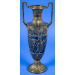 Prunkvase der WMF, im antiken röm. Stil-Neoempire gearbeitete Amphoren-Vase, aufwändige, teils figu