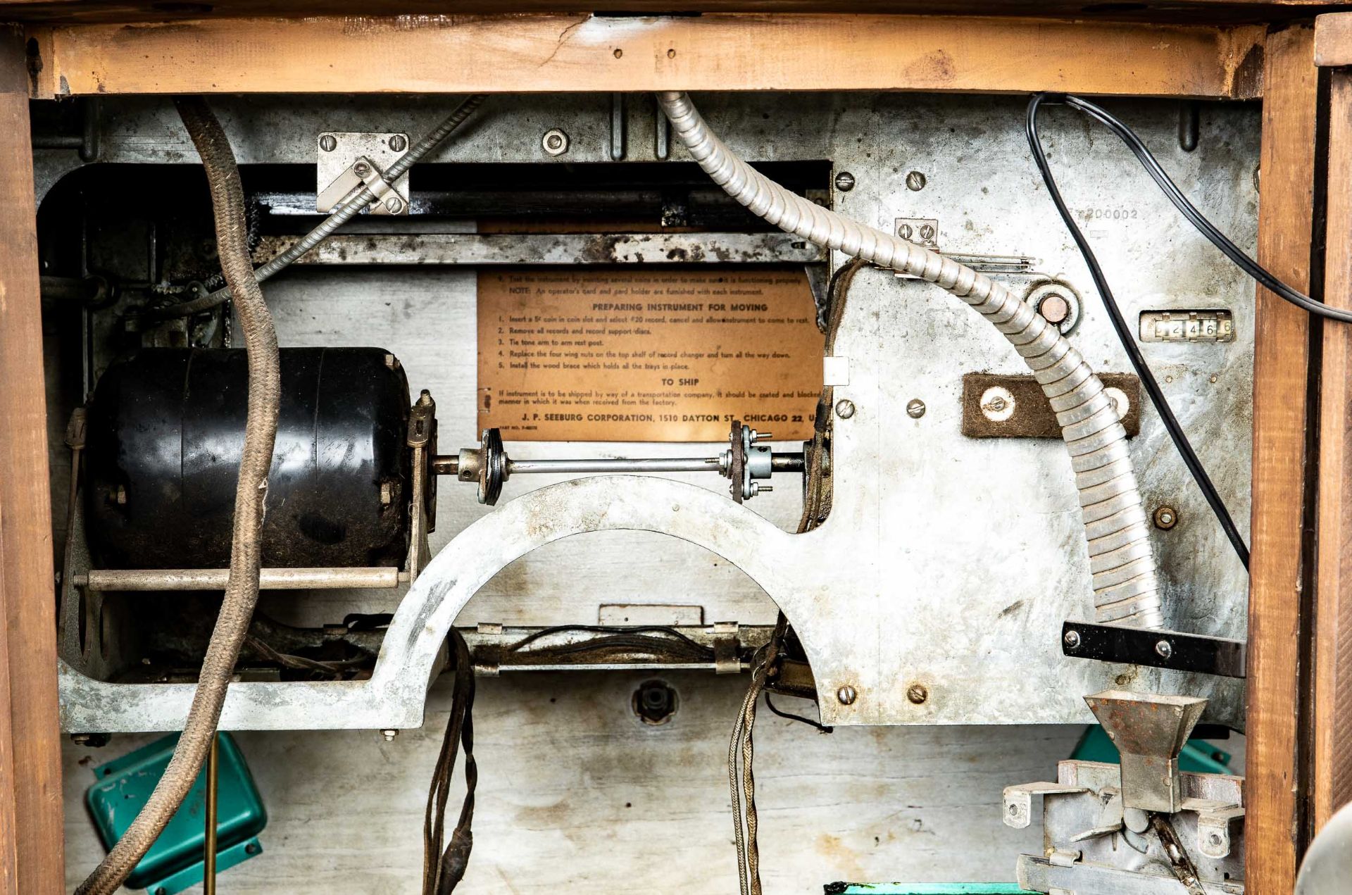 Orig. US-amerikanische Seeburg "Trashcan" Juke-Box, Baujahr ab 1946; unrestaurierter Fundzustand, s - Bild 20 aus 39