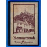 "Kommersbuch", Sammlung von Annchen Schumacher, Godesberg, 49. Auflage; Liederbuch, um 1920, ca. 27