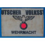 "Deutscher Volkssturm", Armbinde der deutschen Wehrmacht.