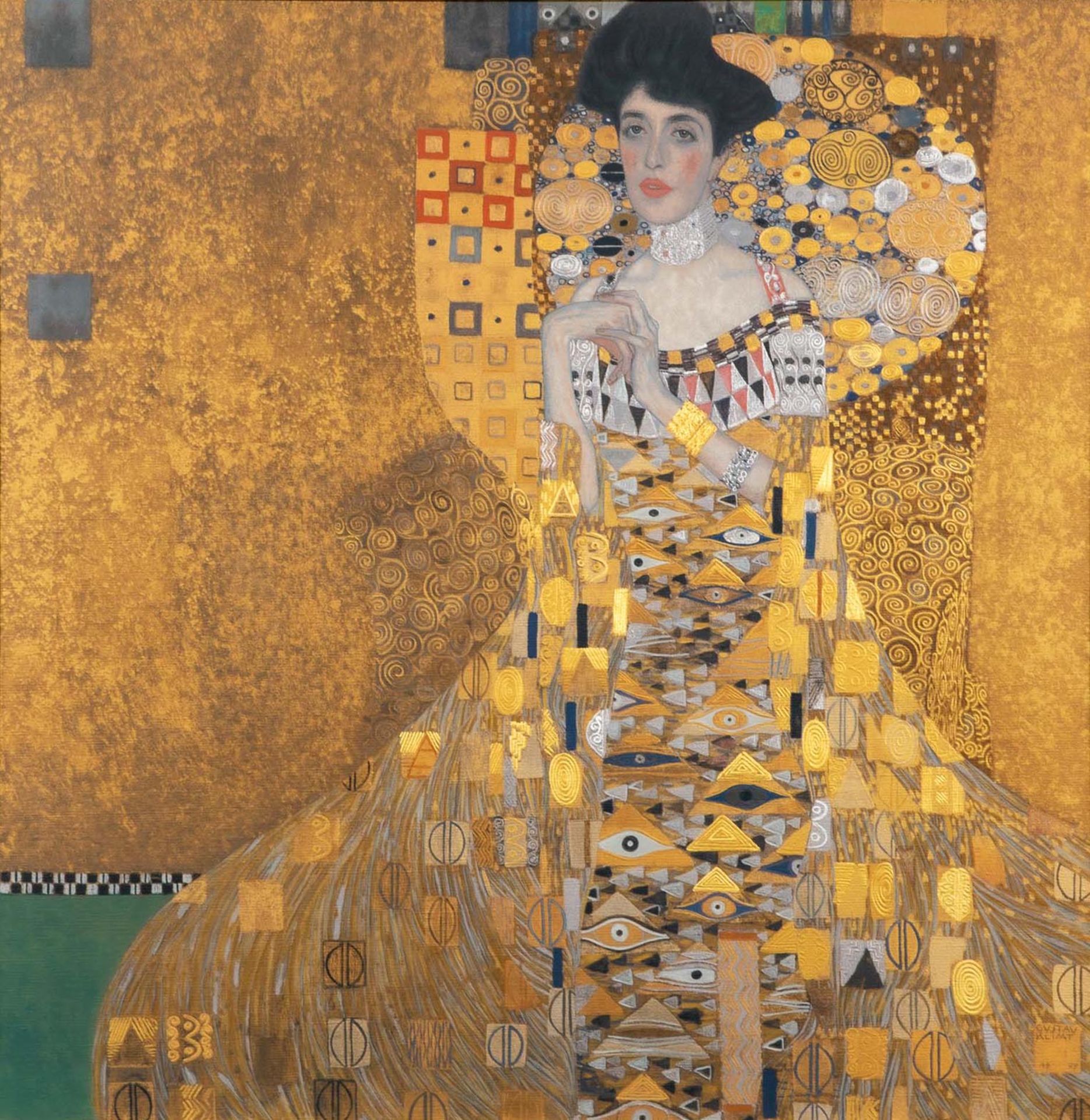 "Adele Bloch-Bauer" - Dietz Replik Nr. 333/950 Stück, nach Gustav KLIMT (1862 - 1918), Zertifikat u - Image 2 of 8