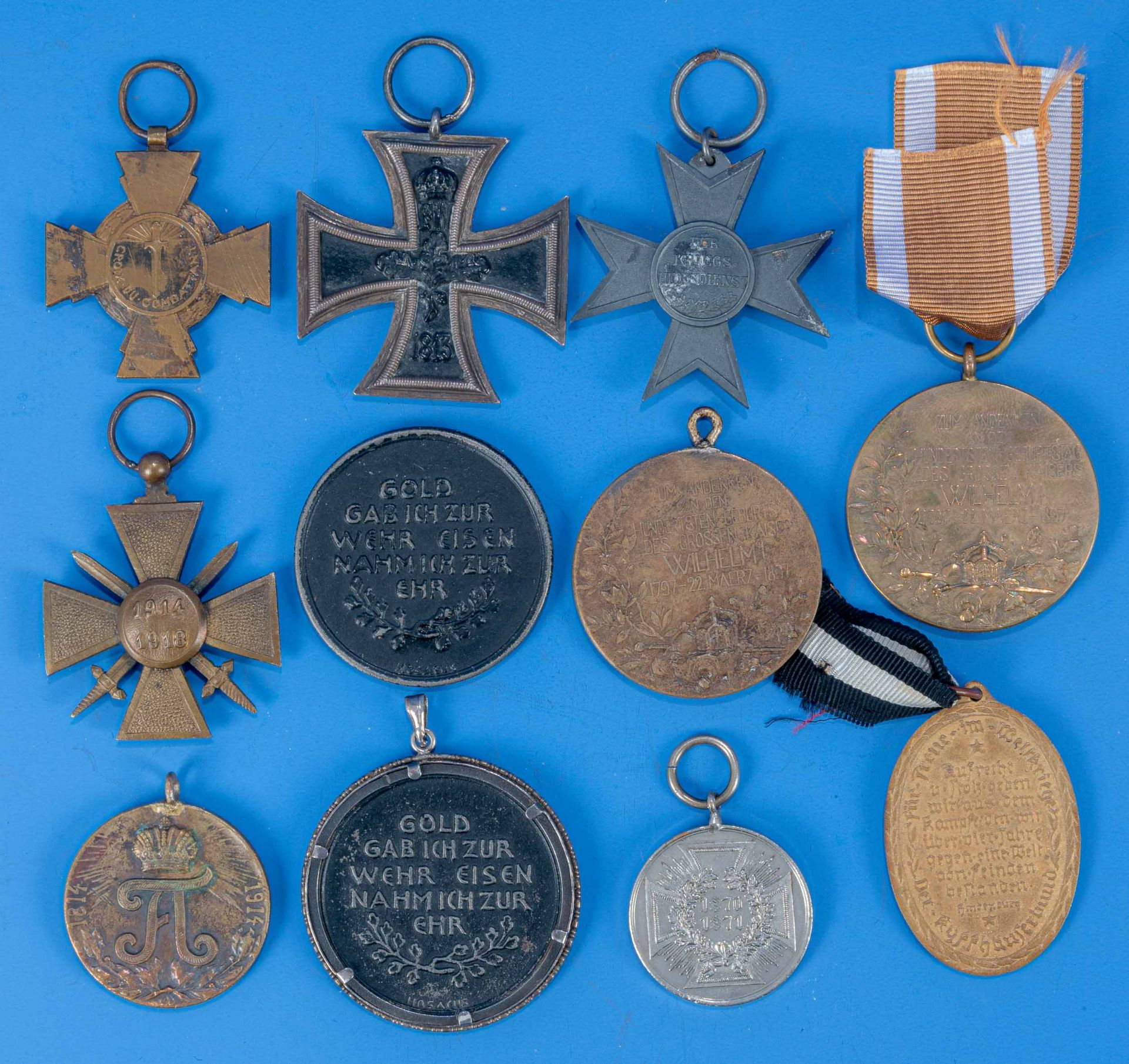 11 teiliges Konvolut versch. Orden, Ehrenzeichen & Medaillen des deutschen & französischen Militärs - Image 2 of 2