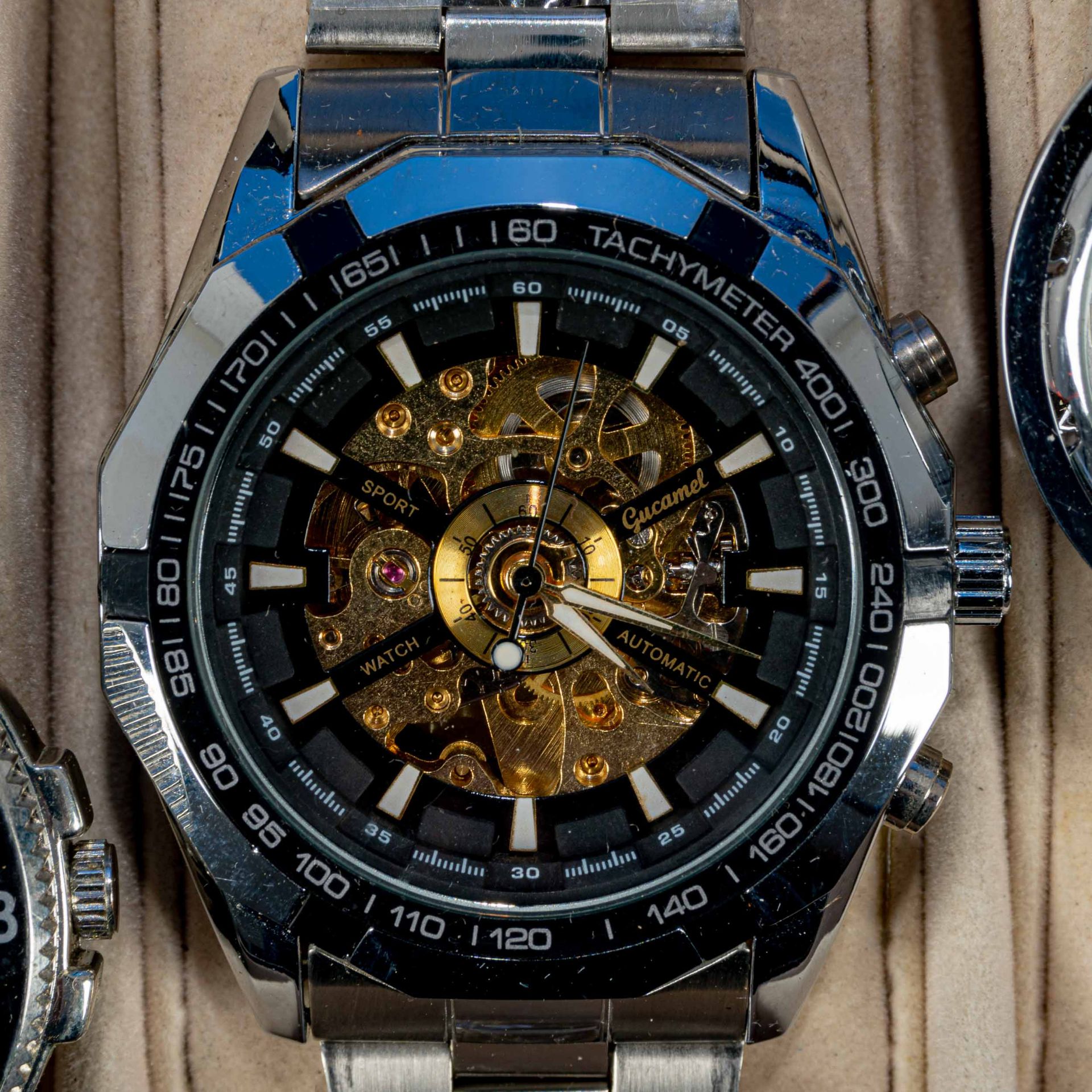 7teilige Uhrensammlung, u. a. der Marke Swatch; versch. Alter, Größen, Materialien, Hersteller, Wer - Bild 3 aus 8