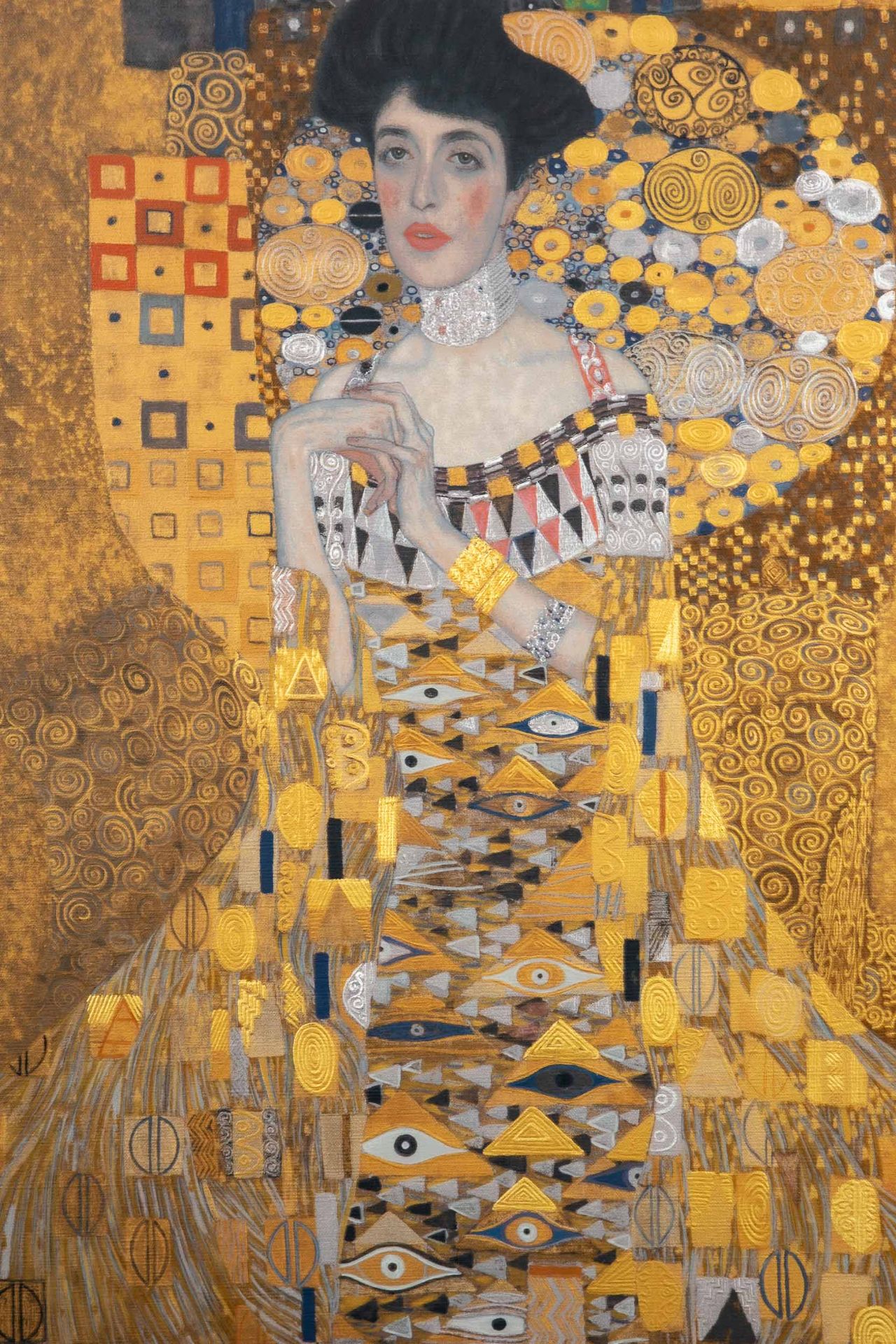 "Adele Bloch-Bauer" - Dietz Replik Nr. 333/950 Stück, nach Gustav KLIMT (1862 - 1918), Zertifikat u - Image 3 of 8