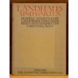 "Landhaus und Garten", Beispiele neuzeitlicher Landhäuser nebst Grundrissen und Gartenanlagen; Hrsg