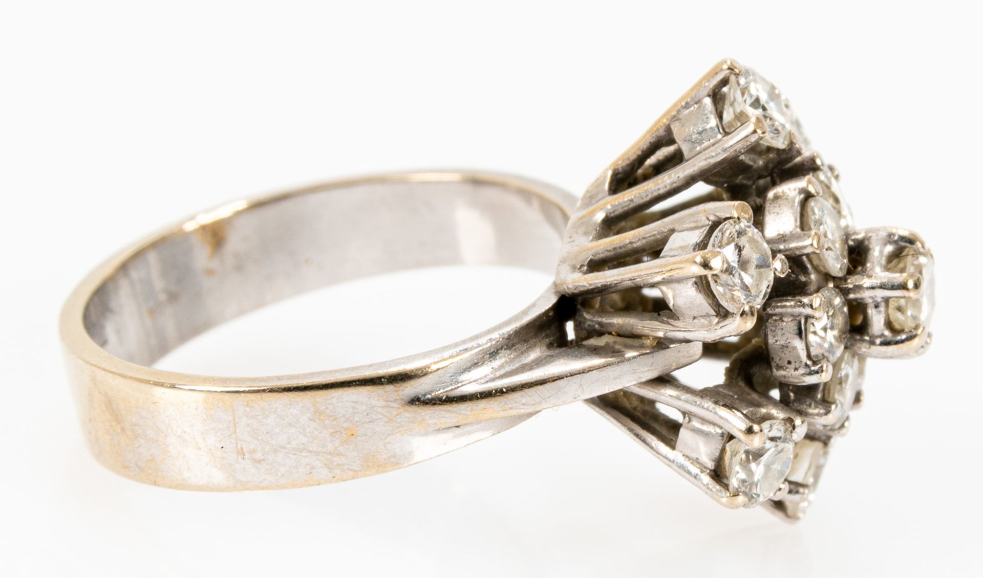 Prachtvoller Brillantring mit 13 einzeln gefassten Diamanten im Brillantschliff, gefasst in zeitlos - Image 5 of 5