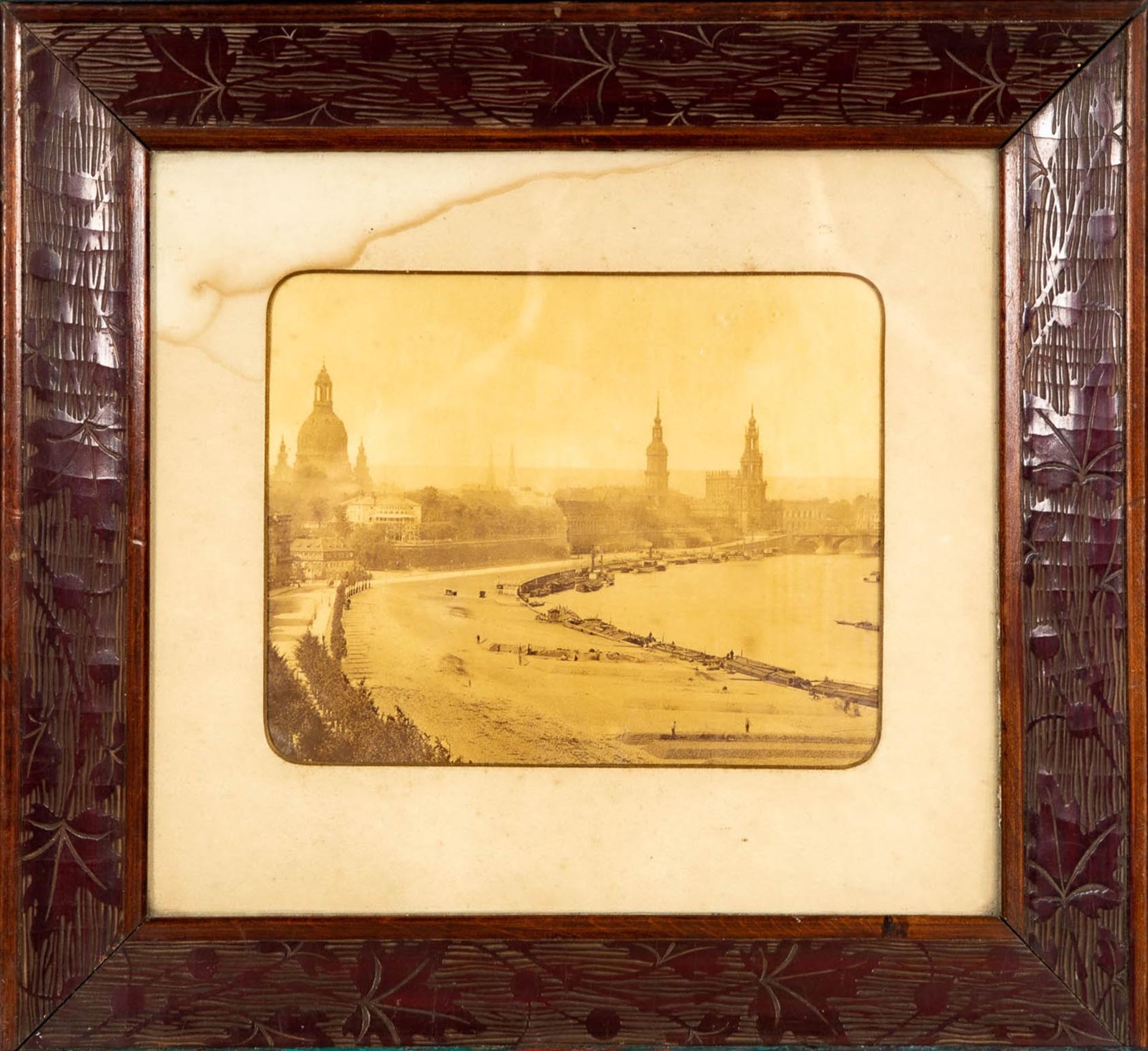 "Alt Dresden" - Paar historischer Fotografien, wohl um 1900, lichtes Innenmaß ca. 19 x 24 cm bzw. c - Image 2 of 11