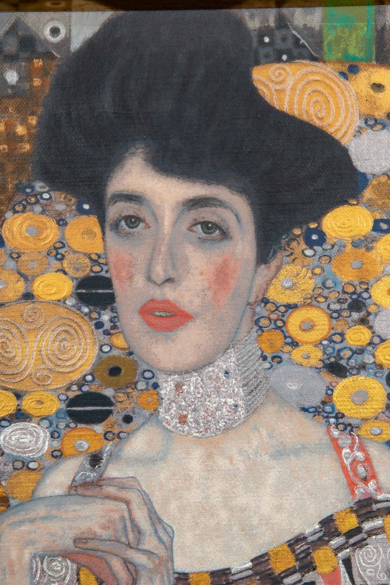 "Adele Bloch-Bauer" - Dietz Replik Nr. 333/950 Stück, nach Gustav KLIMT (1862 - 1918), Zertifikat u - Image 5 of 8