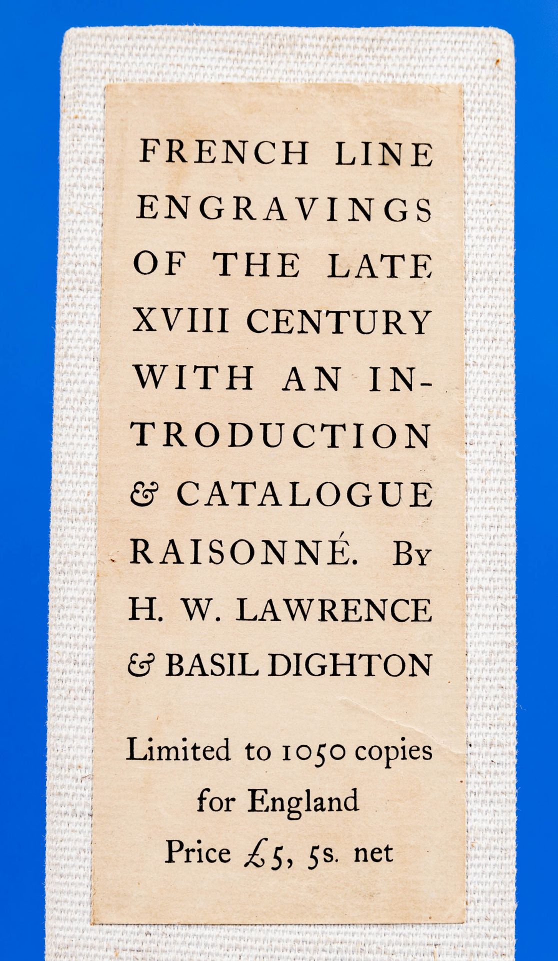 "French Line Engravings of the late XVIII Century with an Introduktion  Catalogue Raisonne. By H. W - Bild 4 aus 14