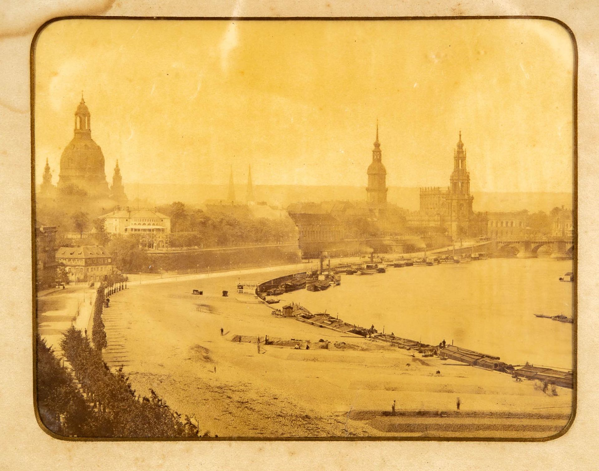 "Alt Dresden" - Paar historischer Fotografien, wohl um 1900, lichtes Innenmaß ca. 19 x 24 cm bzw. c - Bild 3 aus 11