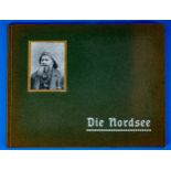 "Die Nordsee", Sammlung von 70 Ansichtskarten der Bäder und Städte an der Nordseeküste. Louis Koch