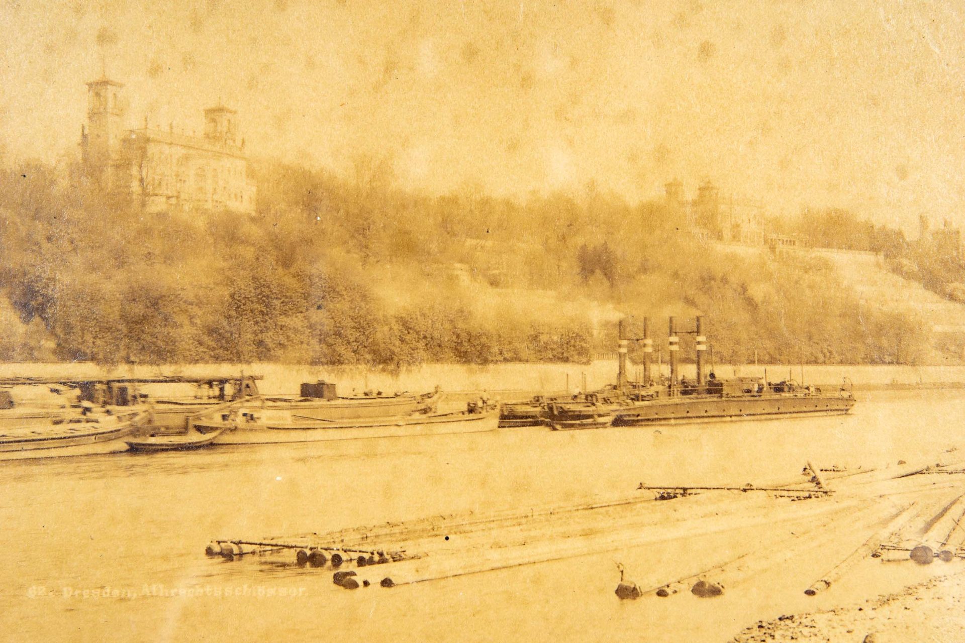 "Alt Dresden" - Paar historischer Fotografien, wohl um 1900, lichtes Innenmaß ca. 19 x 24 cm bzw. c - Image 9 of 11
