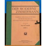 "Der Moderne Zimmermann", Sammelmappe mit orig. Entwürfen, Serie I; Hrsg. E M. Fellinger; ungezählt