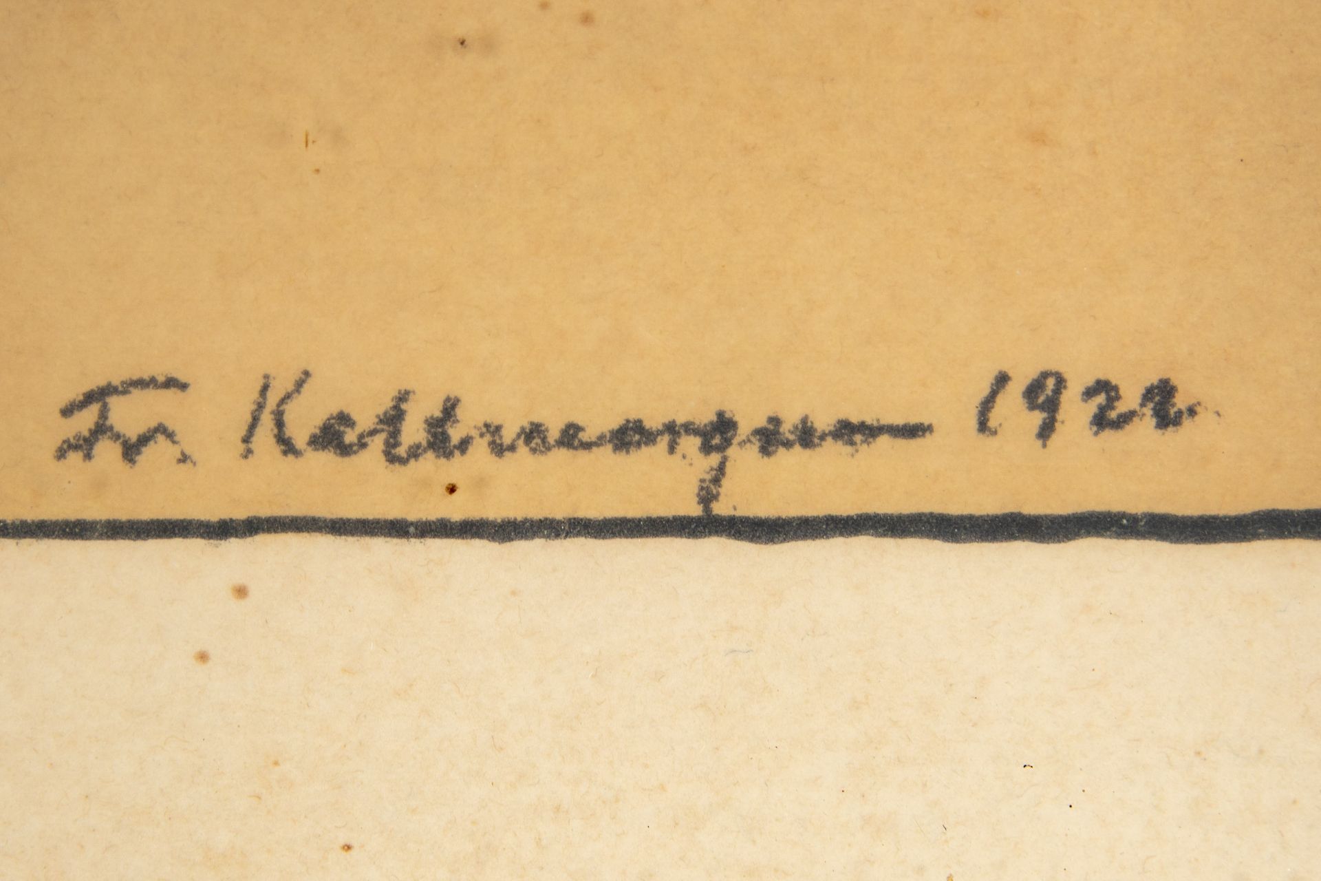 Paar handsignierter, hinter Glas gerahmter Farblithographien des Friedrich Kallmorgen (1856 - 1924) - Image 11 of 11