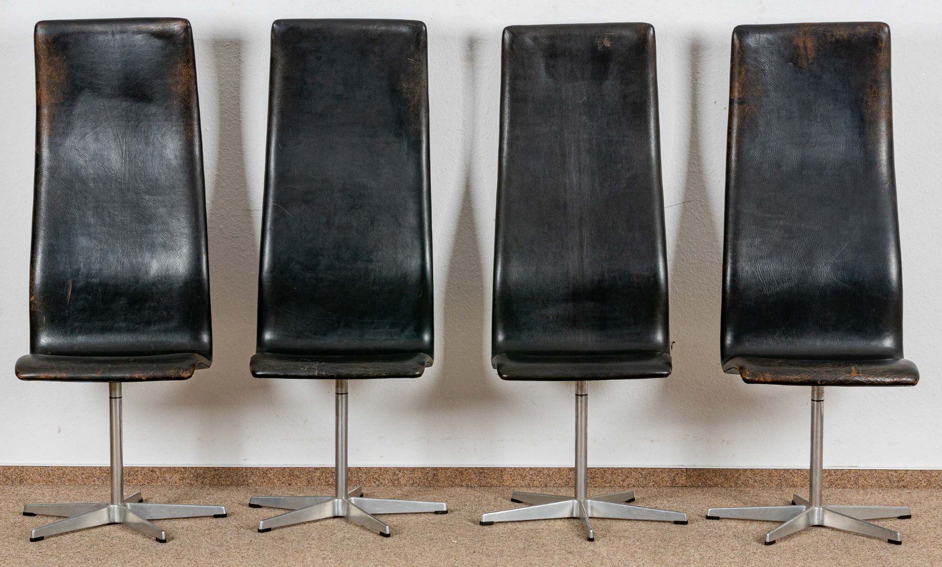 4 x Oxford Chair Model 3162 für Fritz Hansen, designed by ARNE JACOBSEN (Dänemark); Entwurf von ca - Image 11 of 18