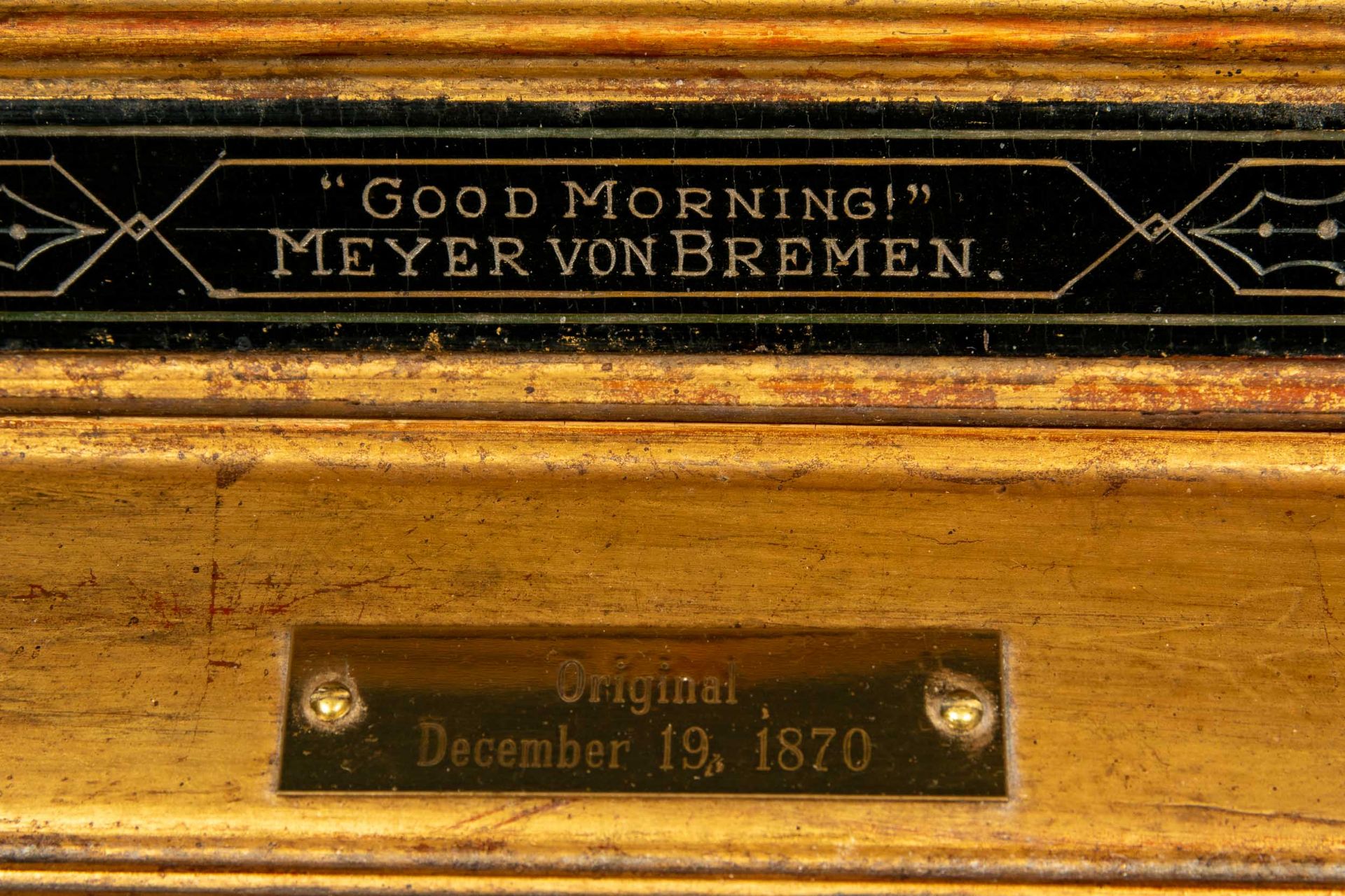 "Good morning", orig. Gemälde des Johann Georg Meyer (genannt Meyer von Bremen, 1813 - 1886 Berlin) - Image 9 of 14