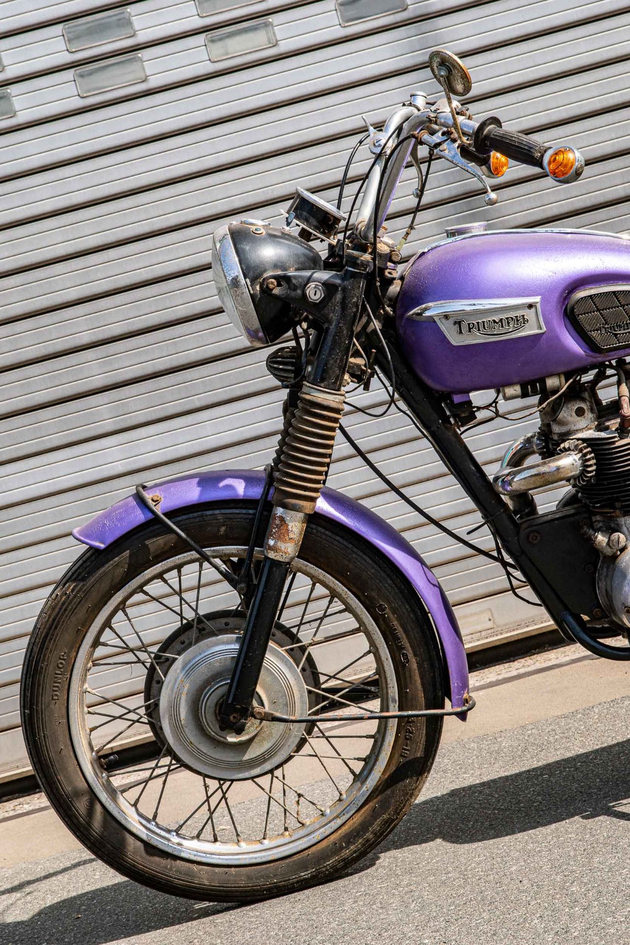 Garagenfund: Originales TRIUMPH-Motorrad der späten 1960er/frühen 1970er Jahre. 5500 ccm, Modell "T - Bild 9 aus 26