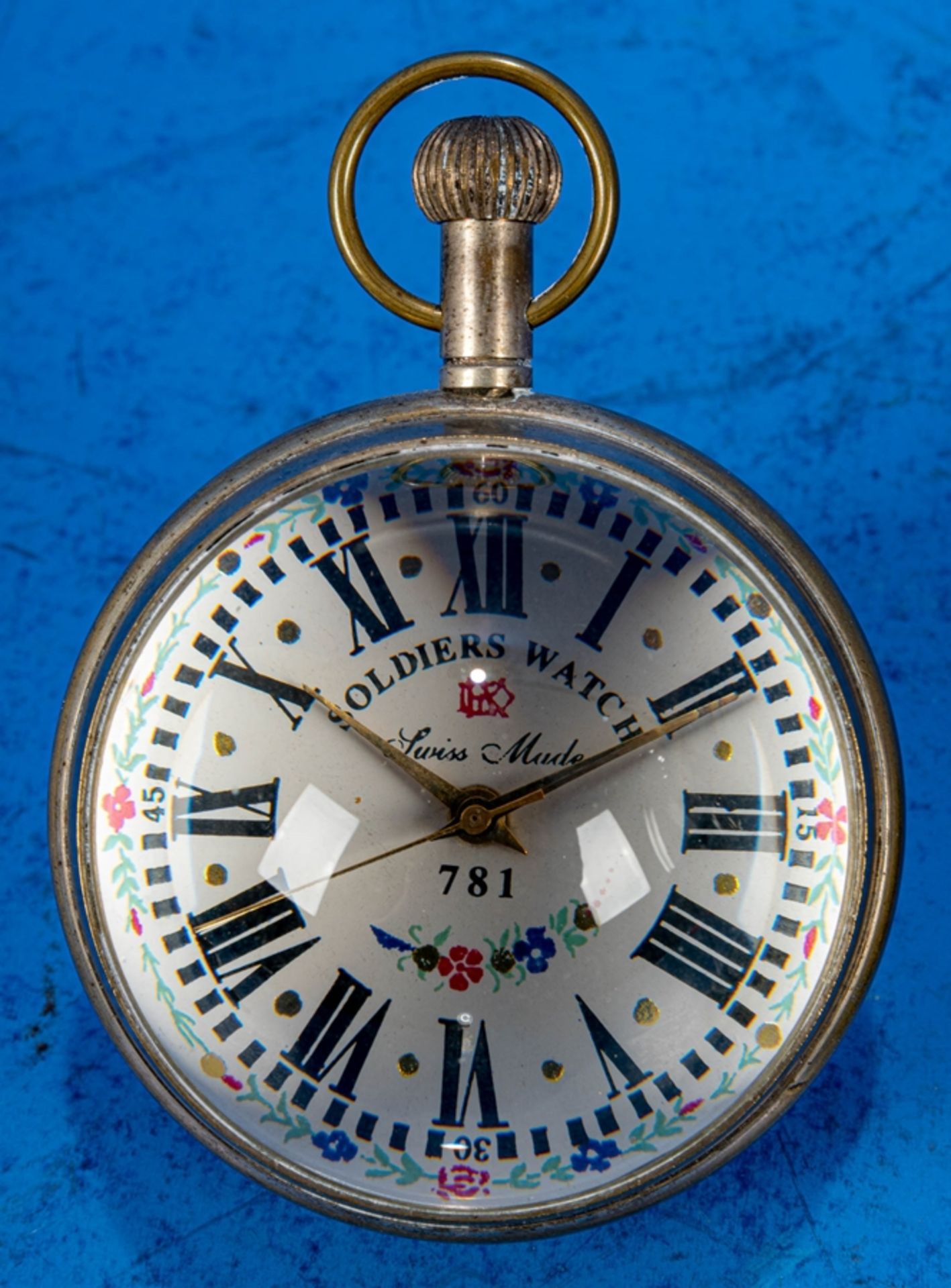 3teiliges Uhrenkonvolut, bestehend aus silberner Taschenuhr, früher silberner Armbanduhr sowie 1 "S - Image 3 of 7