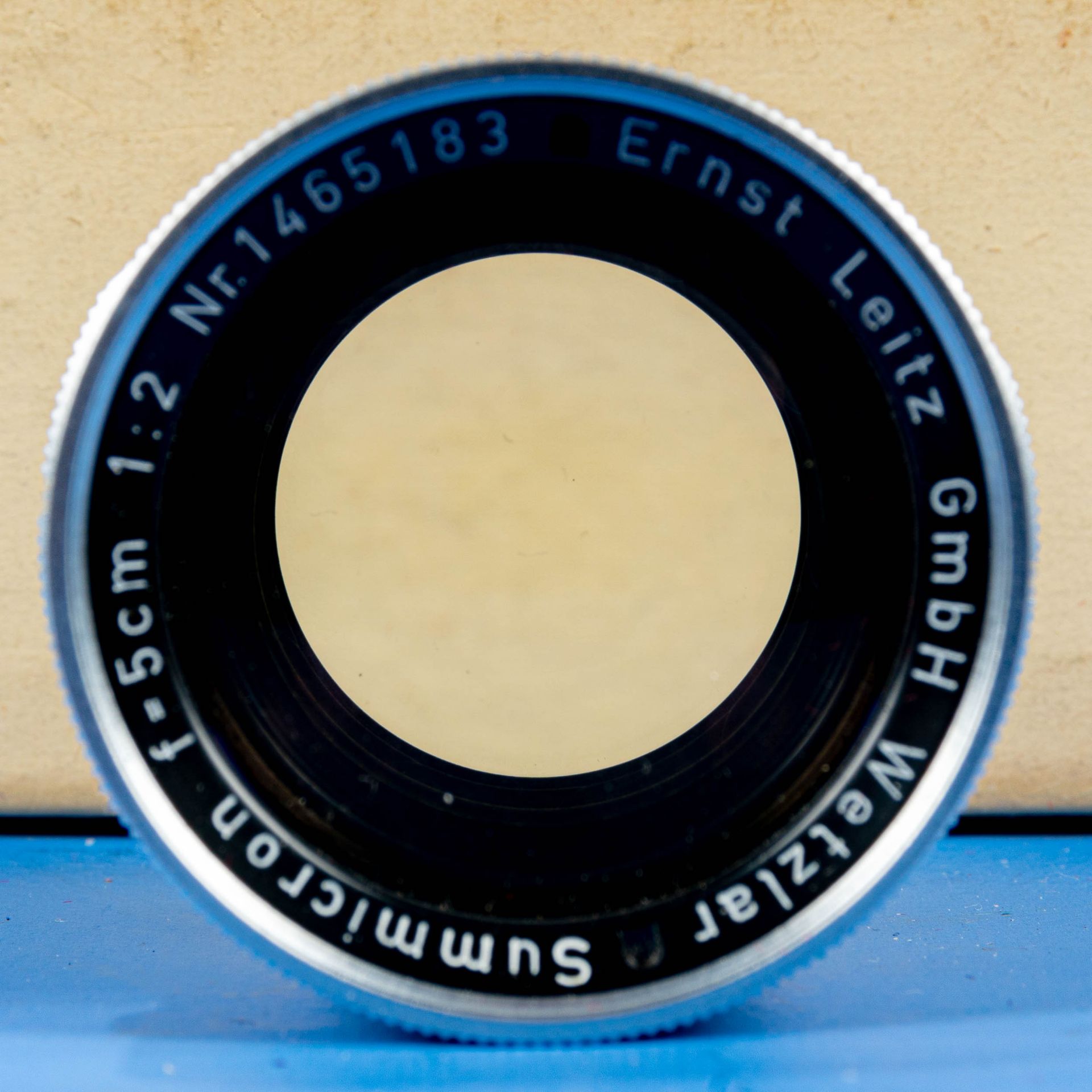 Frühe Leica M3 mit Summicron Objektiv Nr. 1465183 in orig. Box und Lederfutteral; klare Optik, Gehä - Bild 10 aus 16
