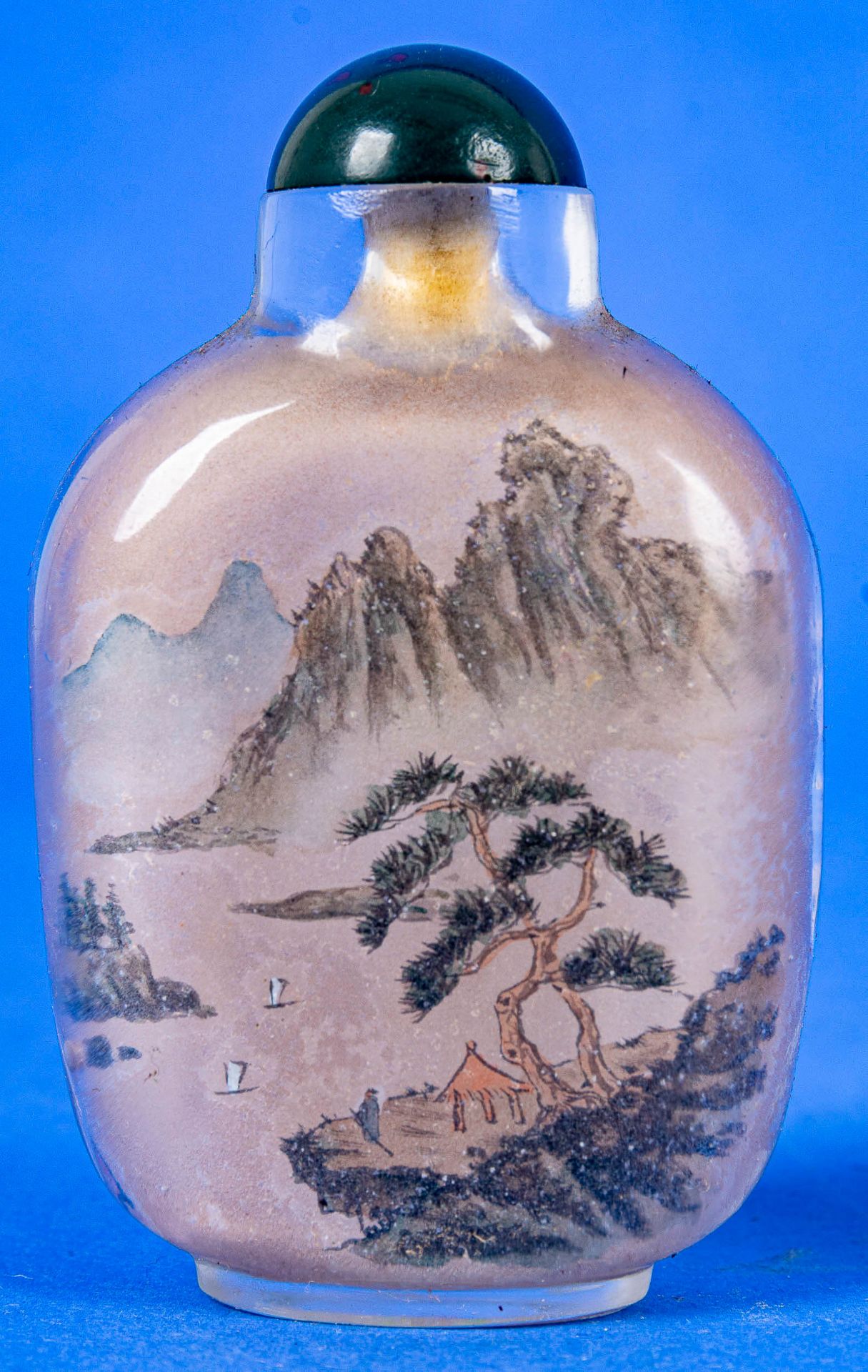 5-tlg. Konvolut alter, älterer, teilweise antiker chinesischer Snuffbottles und Flakons; 1 kleine b - Bild 5 aus 15