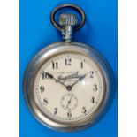 Alte, orig. Kutscheruhr um 1920. Uhrwerk vom Uhrmacher komplett überholt, Laufleistung mindestens 2