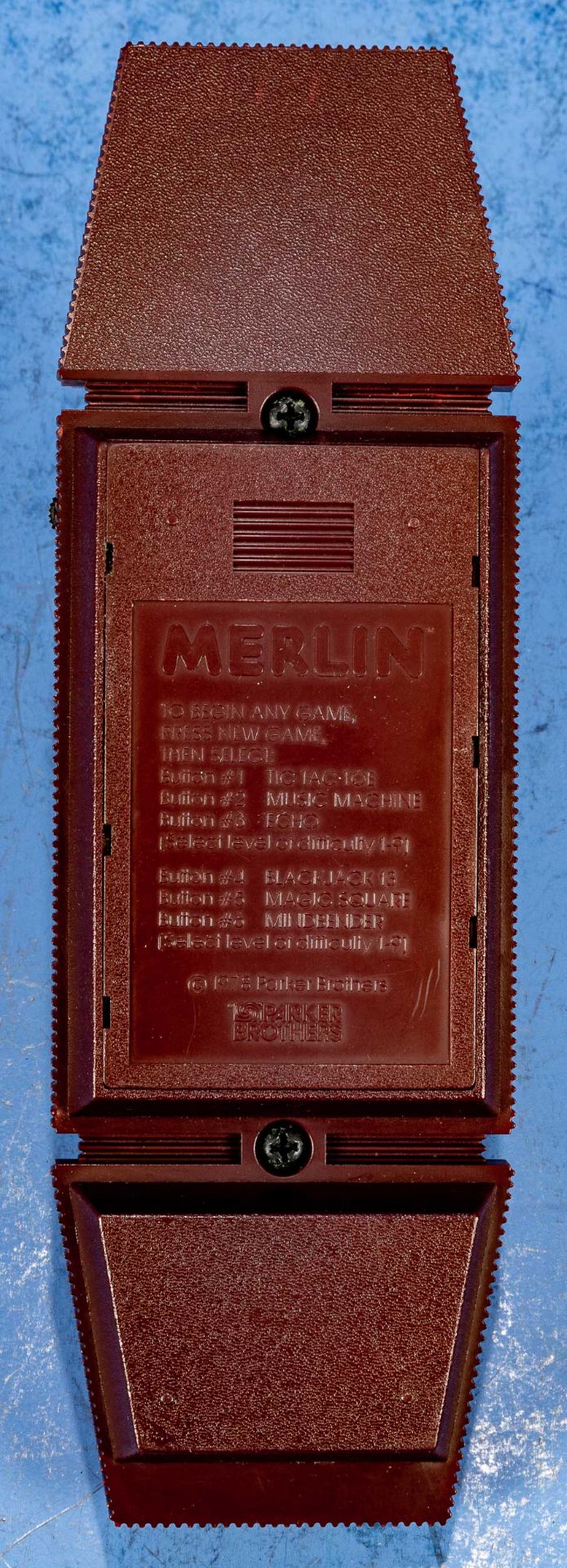 Ungeprüftes MERLIN-Spielgerät in Telefonhöreroptik aus dem Jahr 1978; Länge ca. 24,5 cm. - Image 6 of 7