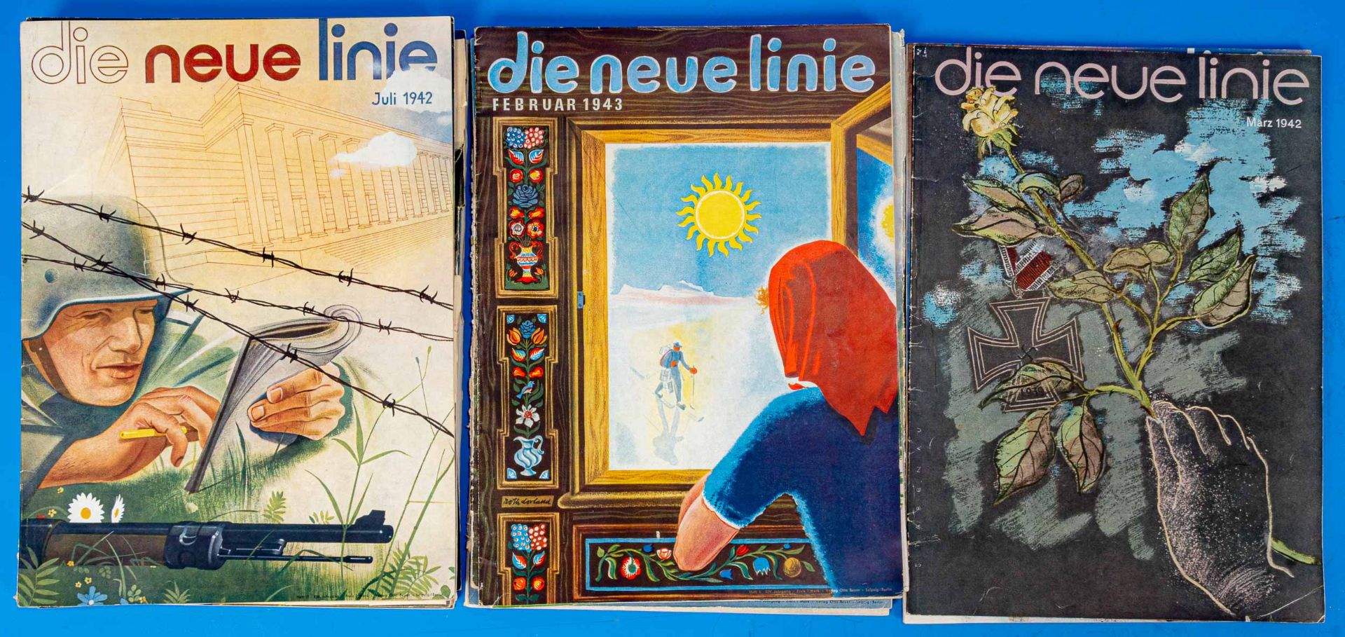 "DIE NEUE LINIE" - monatliche "Lifestyle Zeitschriften" der Jahre 1935 - 1942, teilweise unvollstän - Image 5 of 5