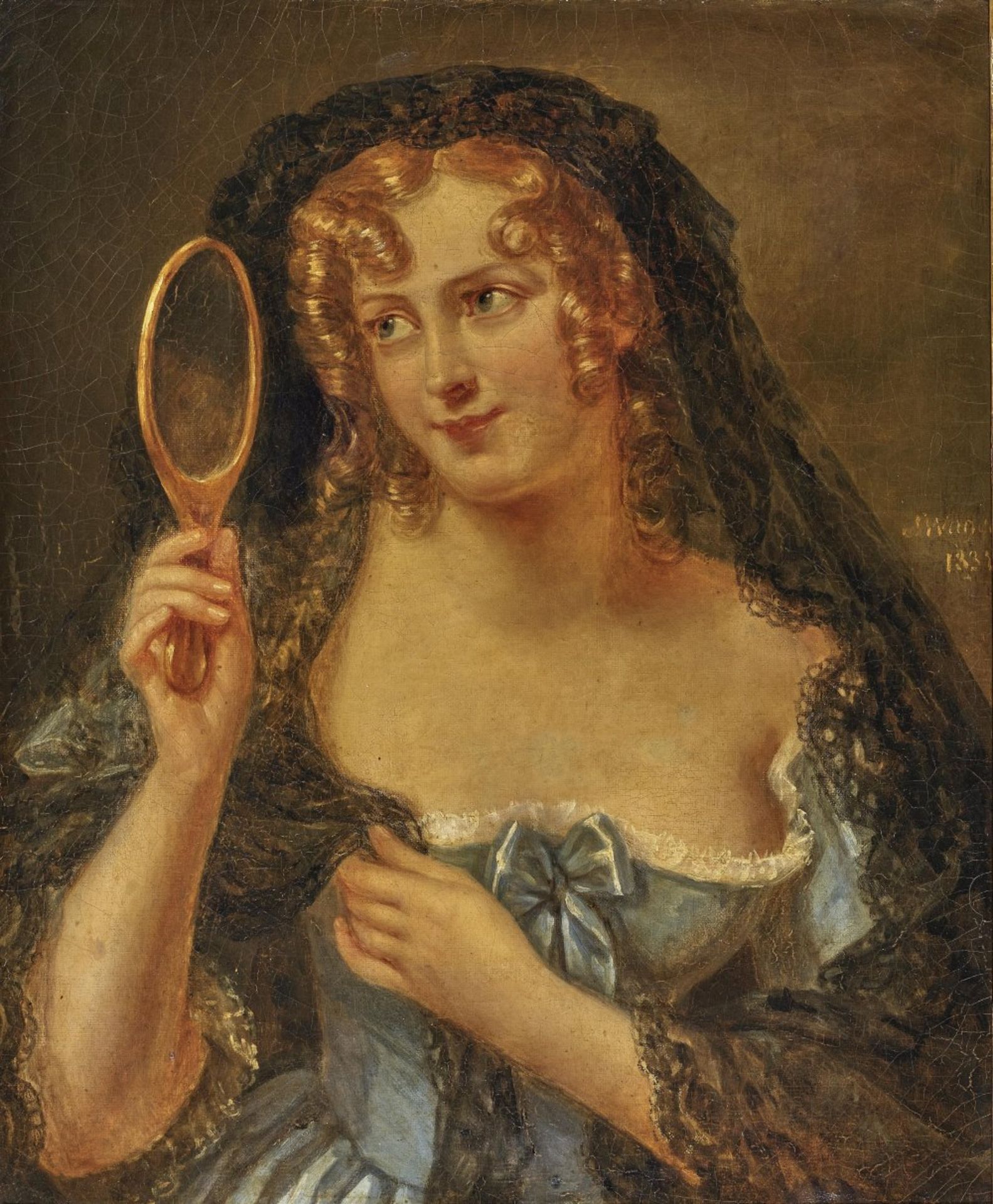 Bildnis einer Dame mit Spiegel