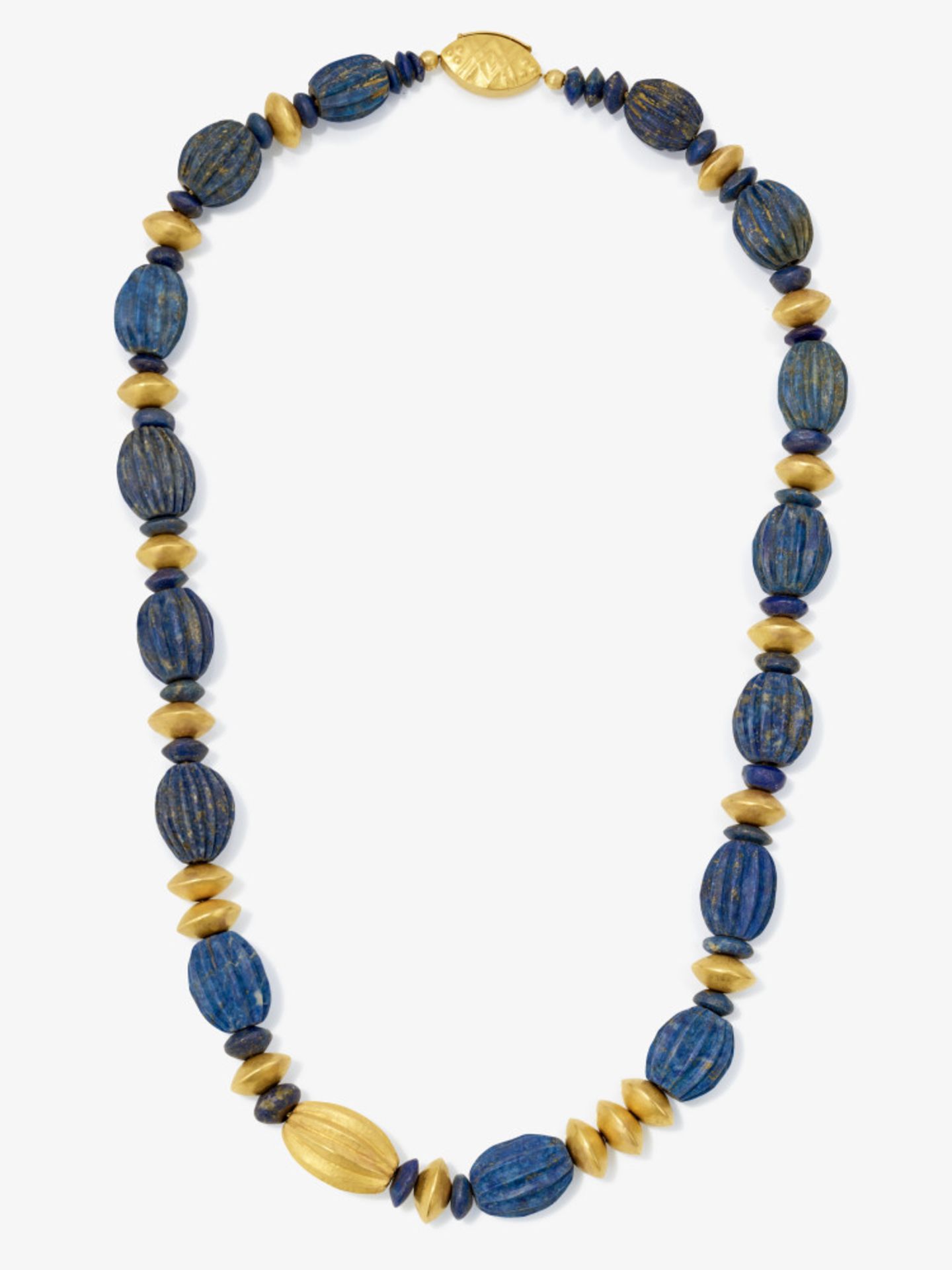 Kette mit Lapislazuli - Image 2 of 2