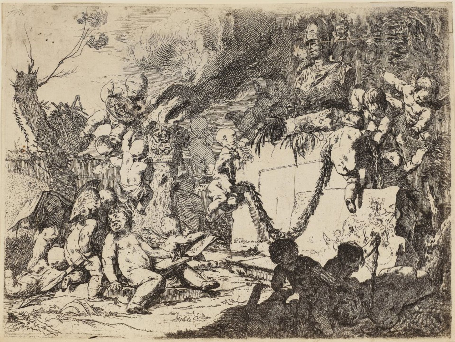 Apotheose der Pallas Athene. 1724