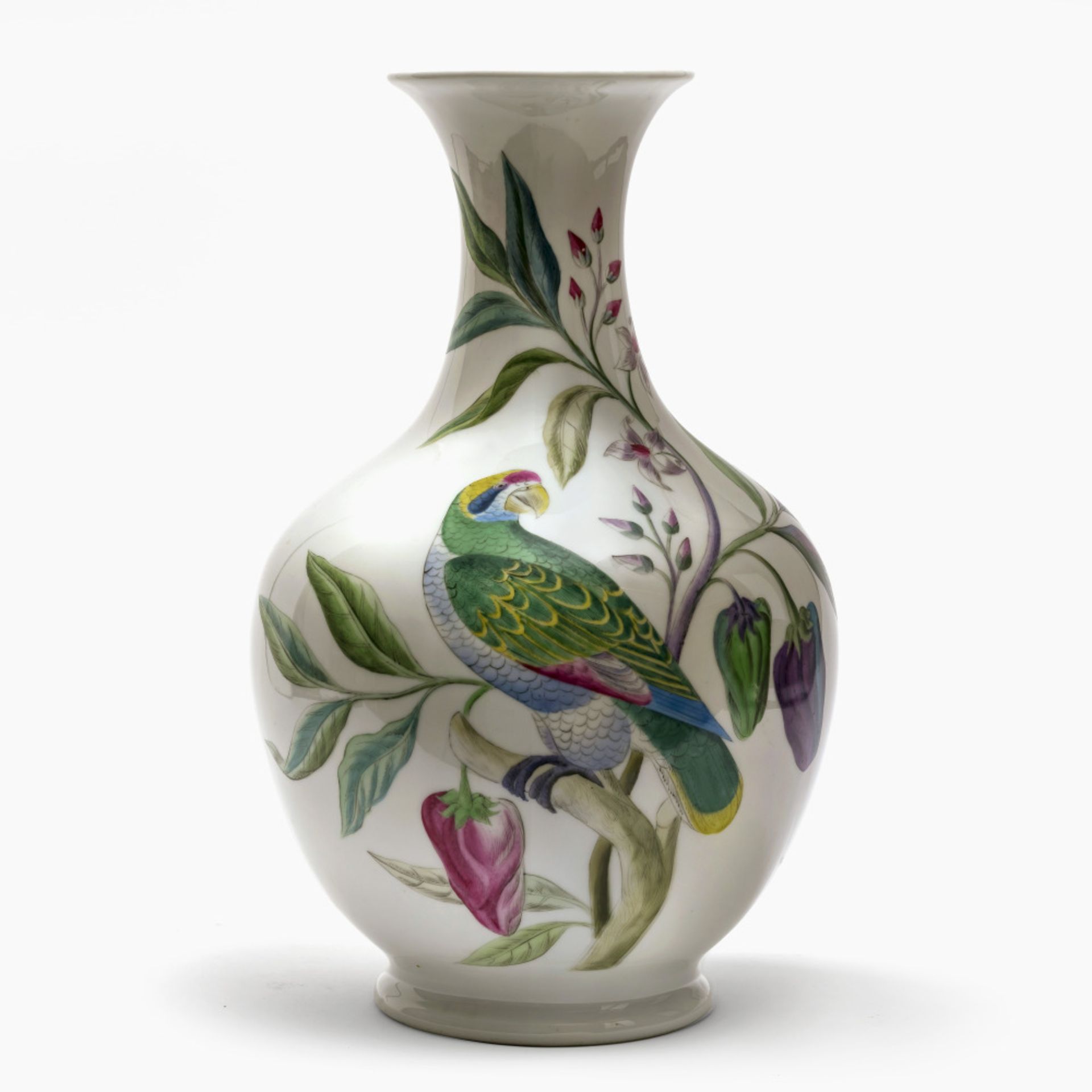 A vase - Nymphenburg, circa 1960, design by Robert Raab, manufactured by Anna Schürer-Renz 
