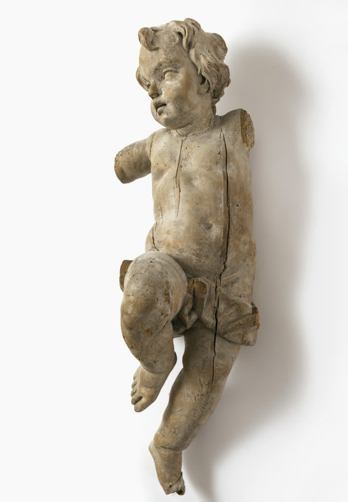 A putto - circle of Johann Joseph Christian (1706 Riedlingen - 1777 ibid.), circa 1760  - Image 2 of 3