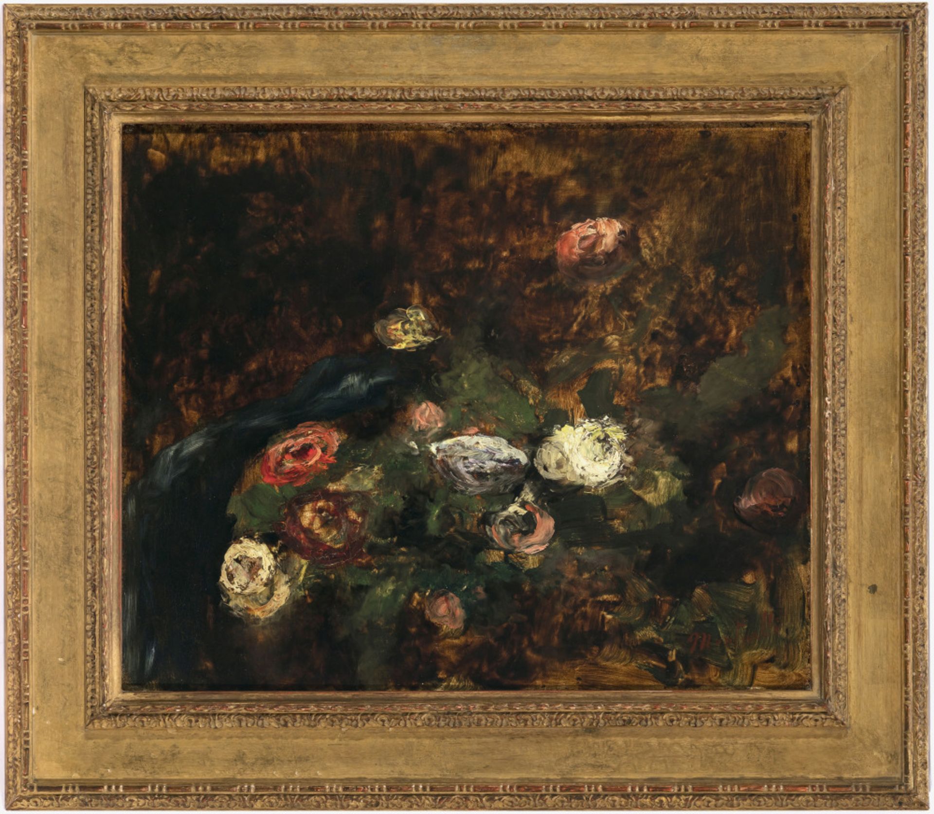 Adolphe Joseph Thomas Monticelli - Roses  - Image 2 of 2