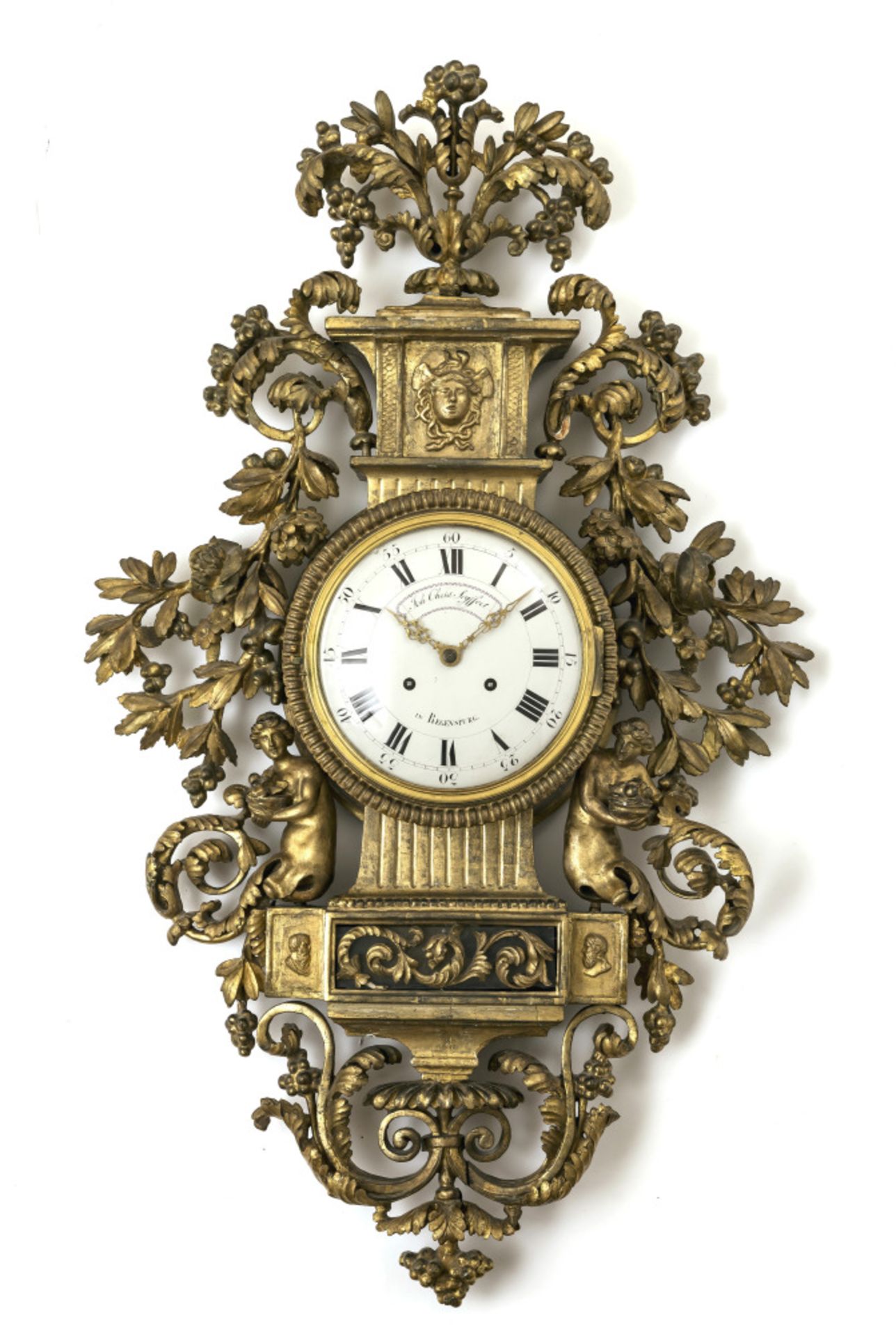 Wanduhr - Regensburg, Ende 18. Jh., Johann Christoph Seyffert (Seiffert) 