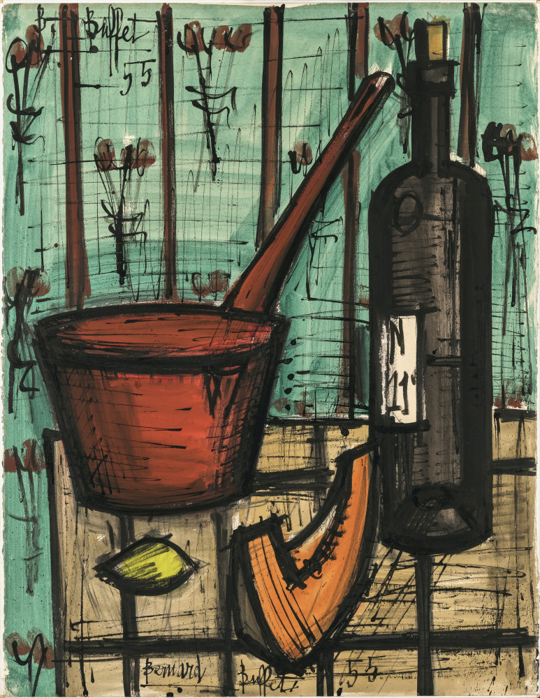 Bernard Buffet - Casserole rouge. 1955 