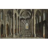 Niederlande - Kircheninterieur mit Figurenstaffage