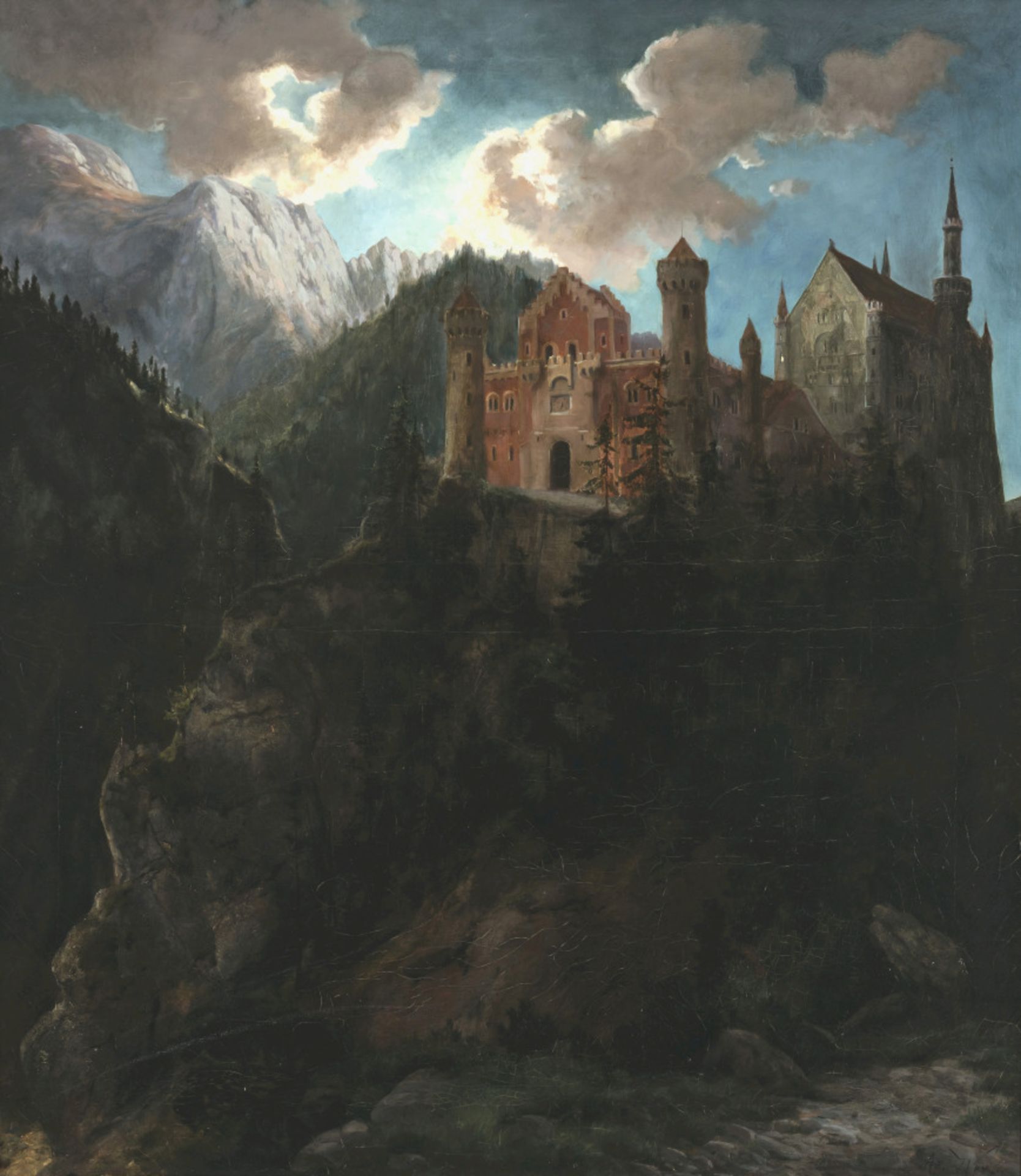 Adalbert Wex - Blick auf Schloss Neuschwanstein 