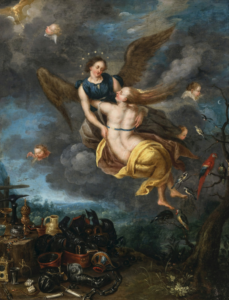 Jan Brueghel d. J., Art des - Allegorie der Elemente Feuer und Luft 