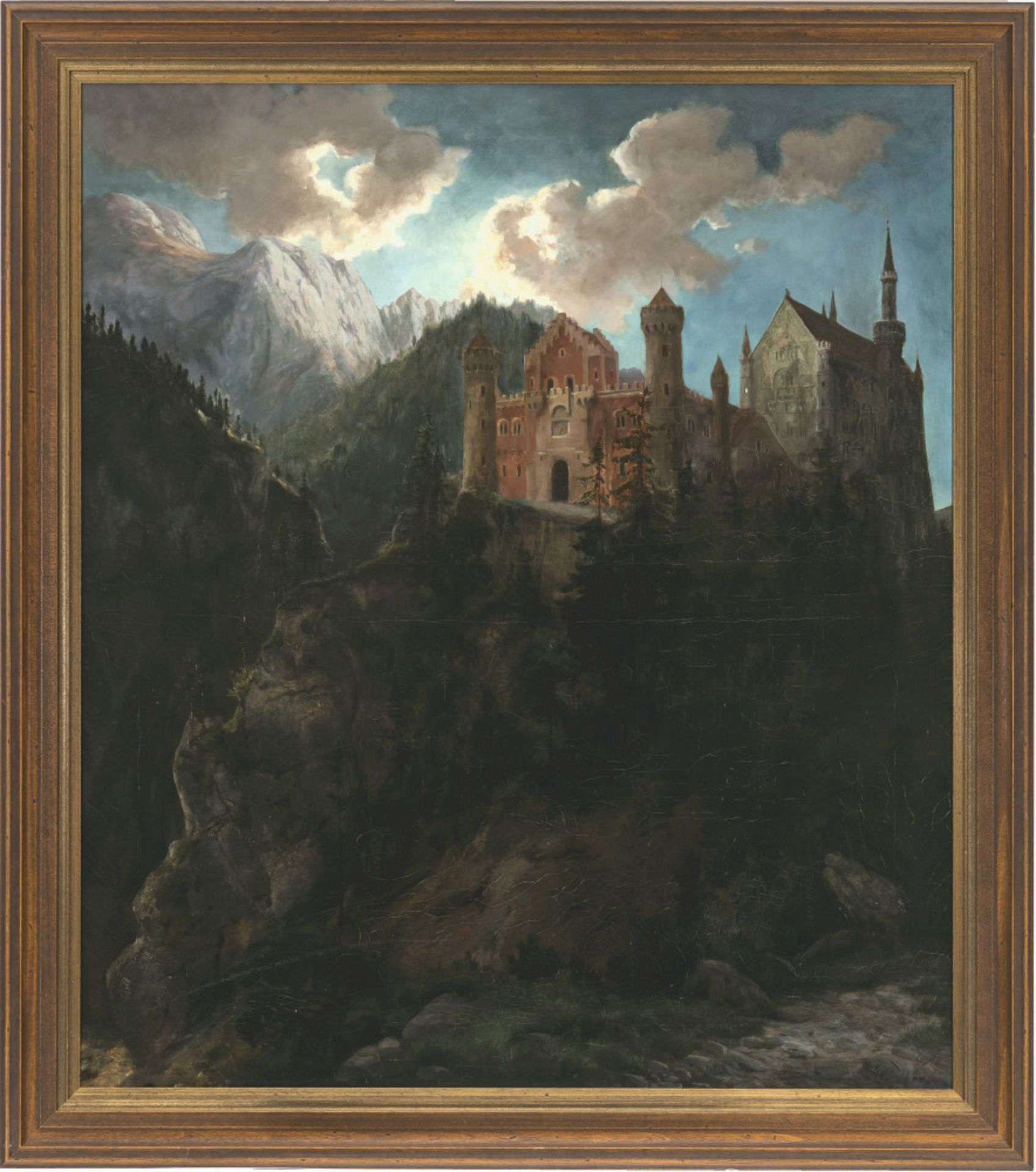 Adalbert Wex - Blick auf Schloss Neuschwanstein  - Bild 2 aus 2