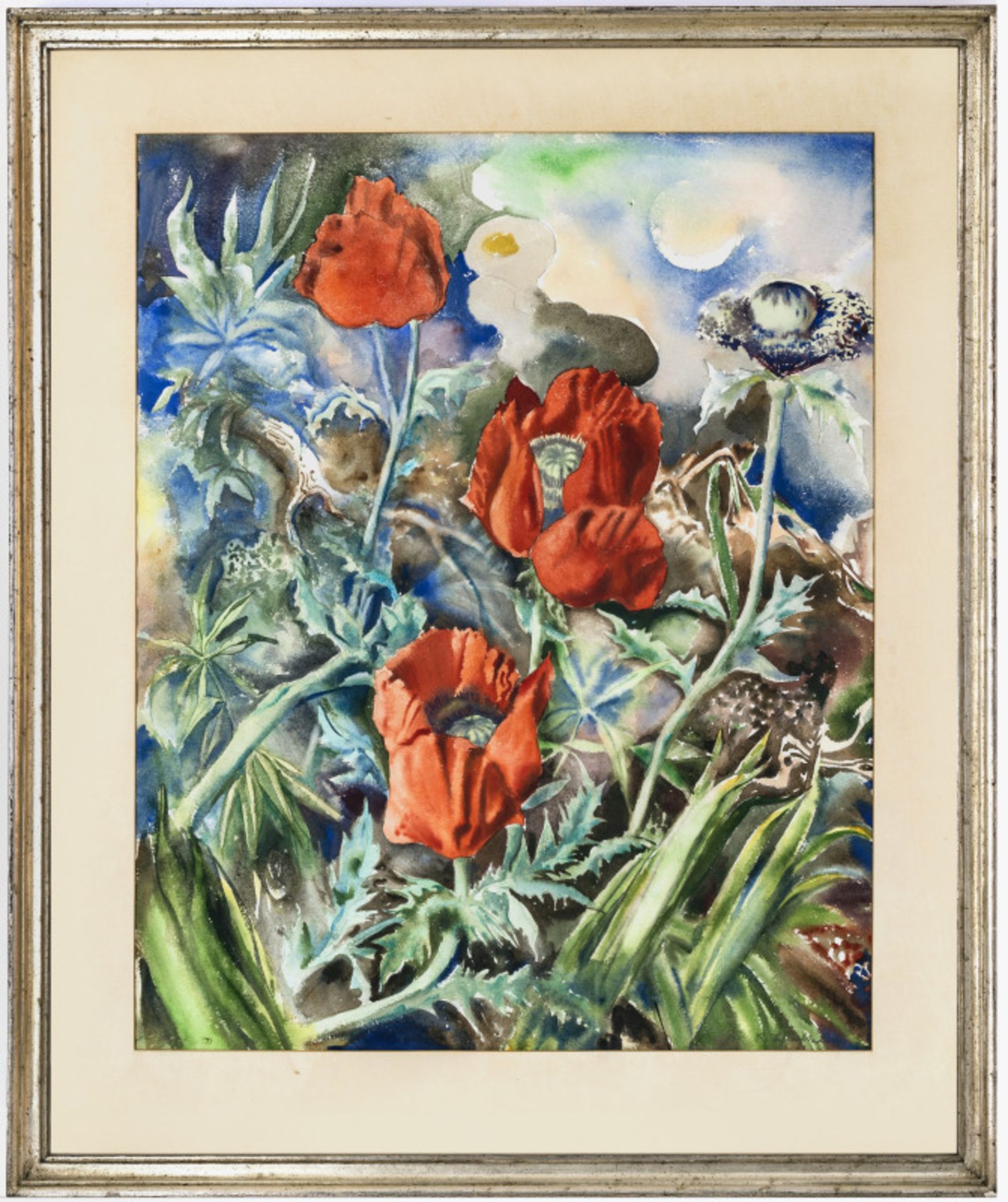 Rudolf Schlichter (Udor Rétyl) - Mohnblumen  - Bild 2 aus 2