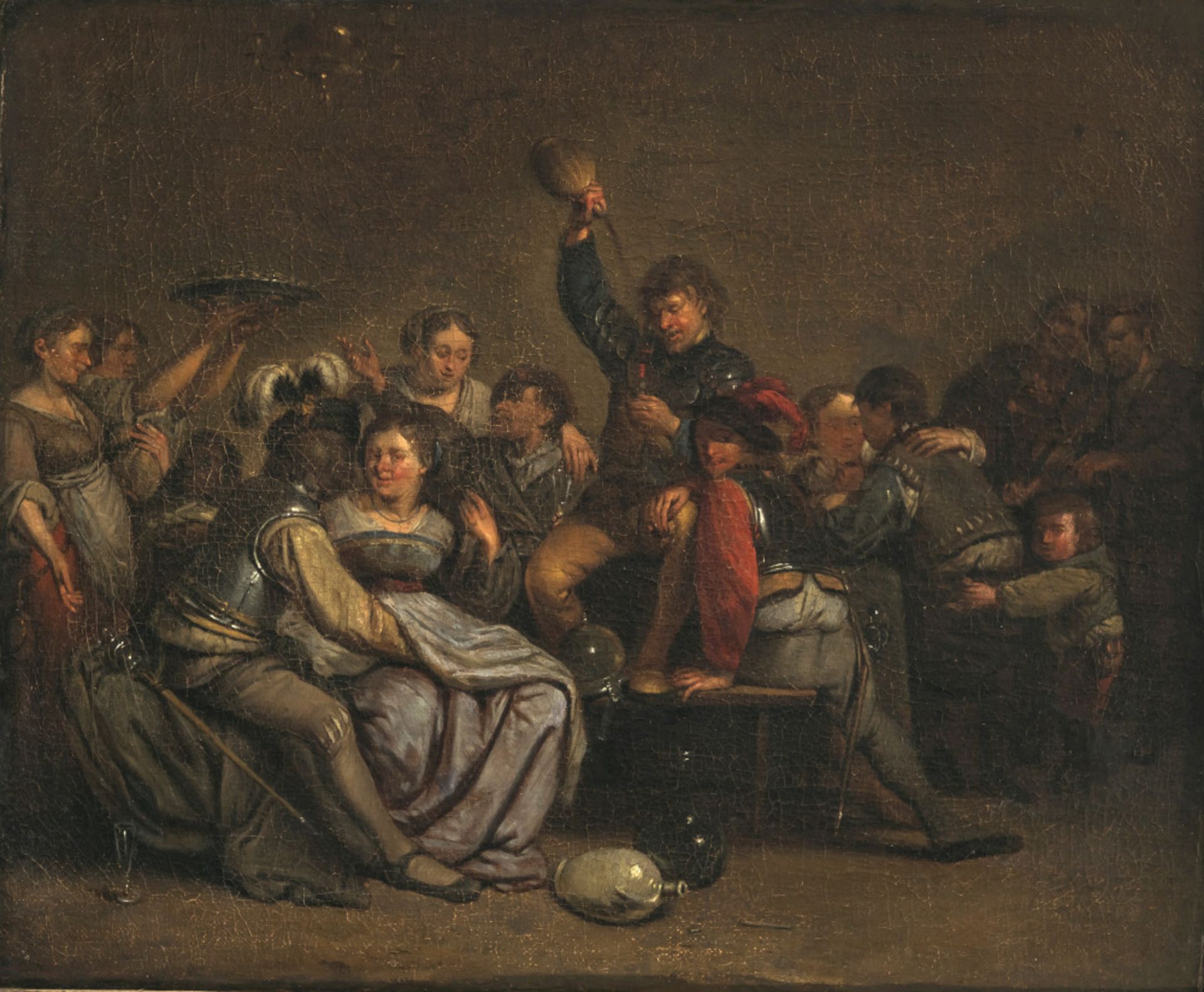 Cornelis Pietersz. Bega, follower of - Tavern scene 