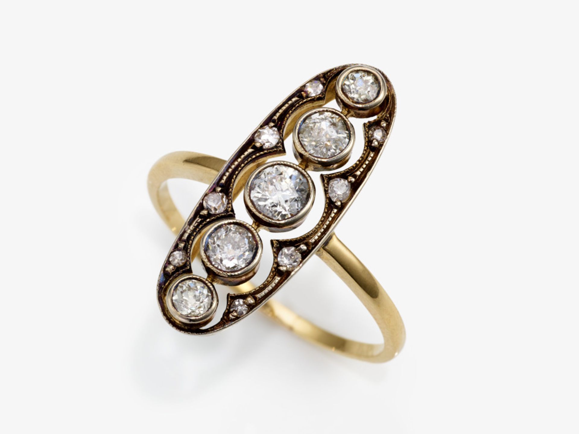 Ring mit Diamanten - Deutschland, um 1910 