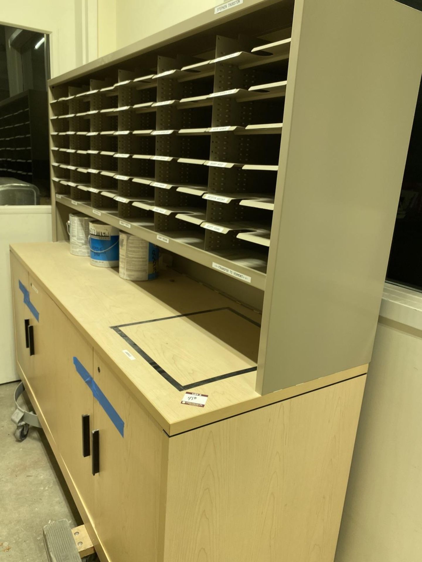 (1) Shipping Desk w/Mail Sorter Station - Image 2 of 2
