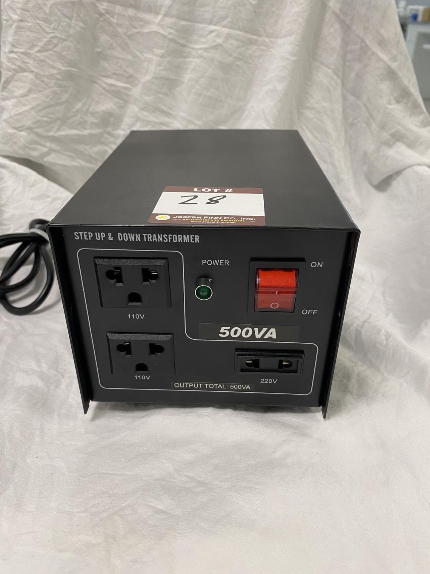 (1) 500 VA Up/Down Transformer