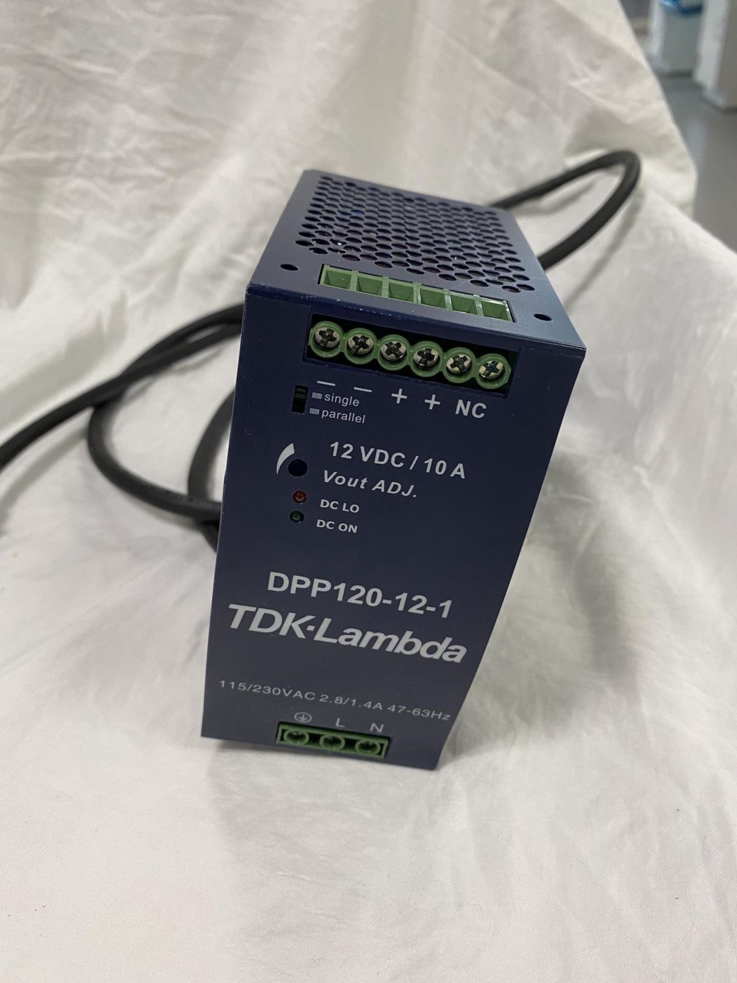 (1) TDK-Lambda Model DPP120-12-1 DC Power Supply