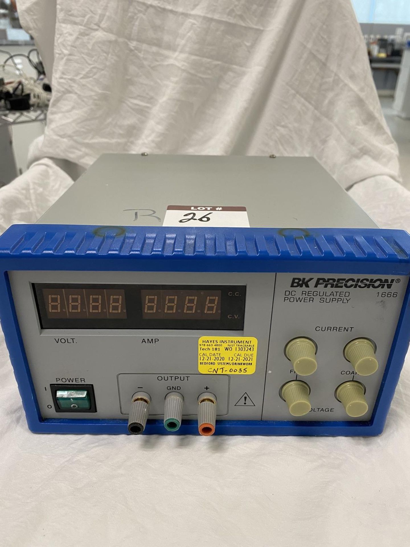 (1) BK Precision 1666 DC Power Supply