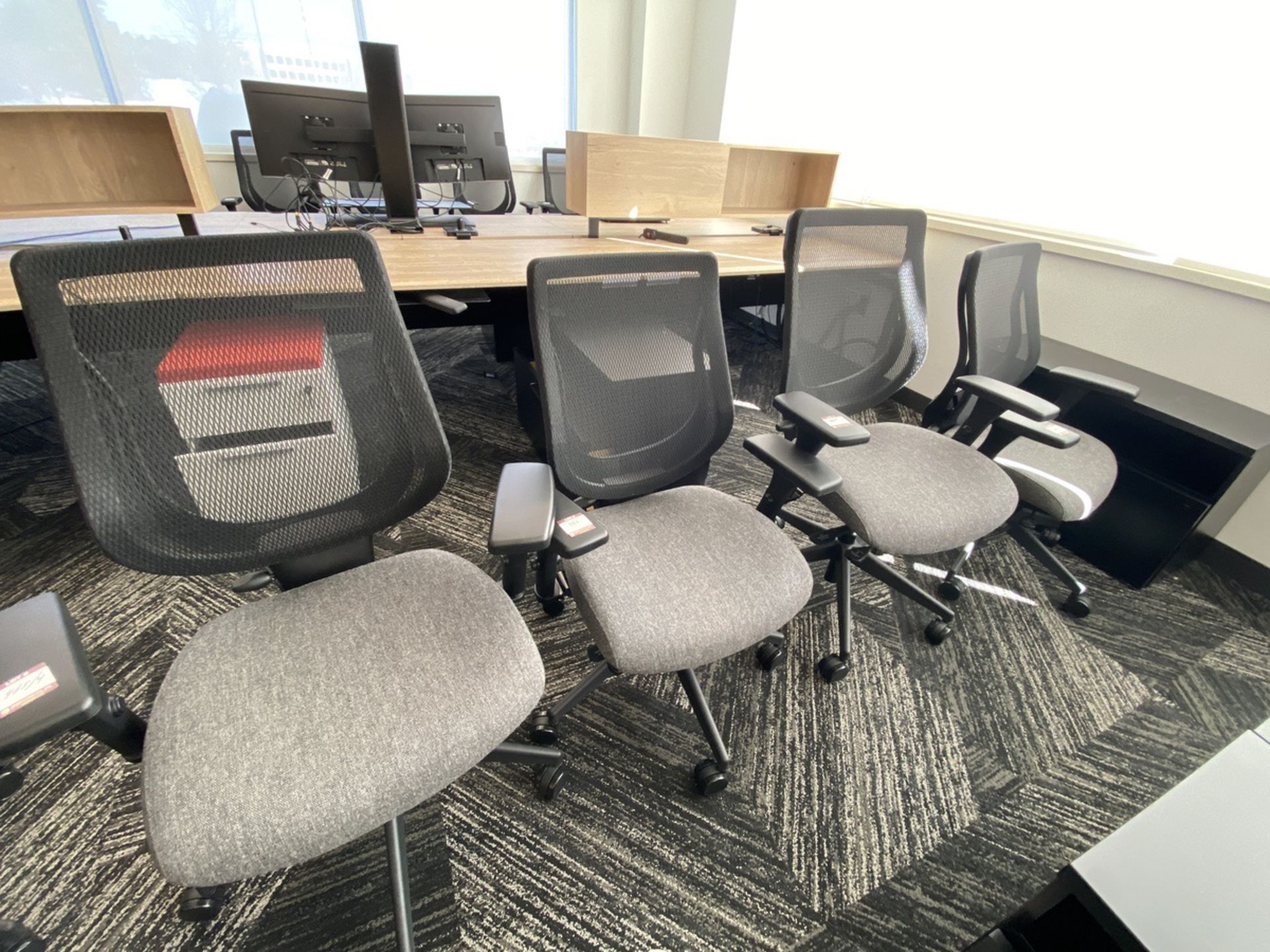 (4) Allseating Swivel Chairs