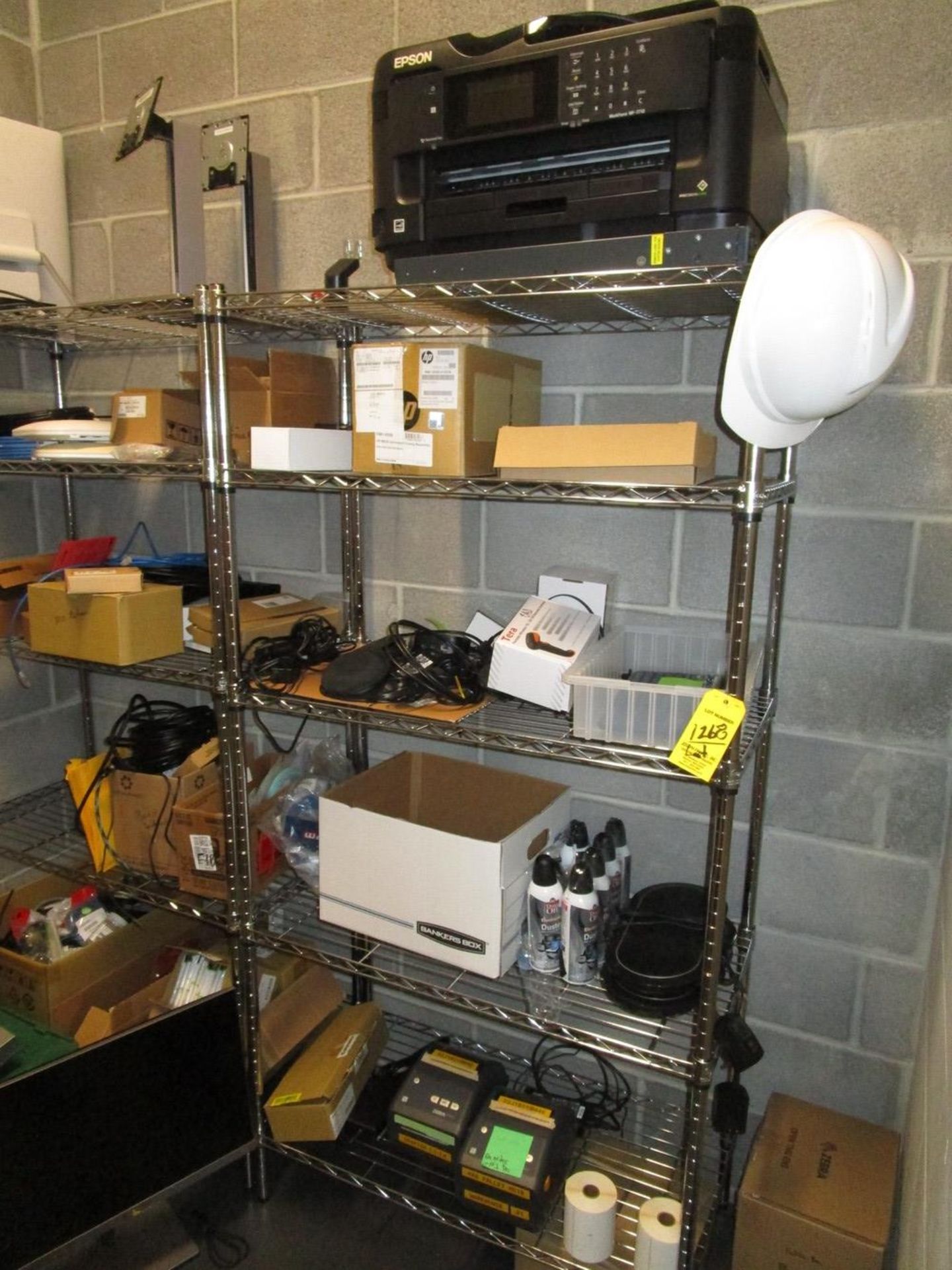 Entire Contents of Tech. Closet with Wire Shelving | Rig Fee: $75 - Image 4 of 4